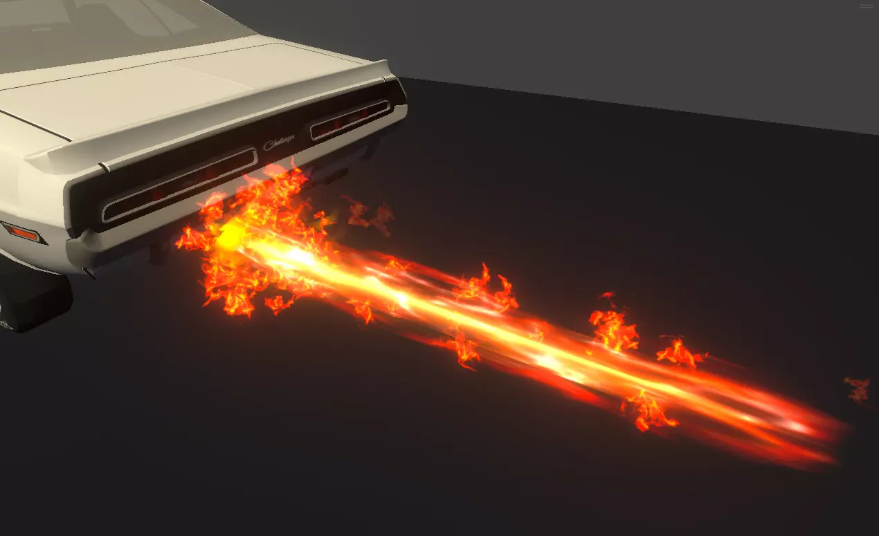 Unity Game VFX - Exhaust Nitro Effects 3D model_7