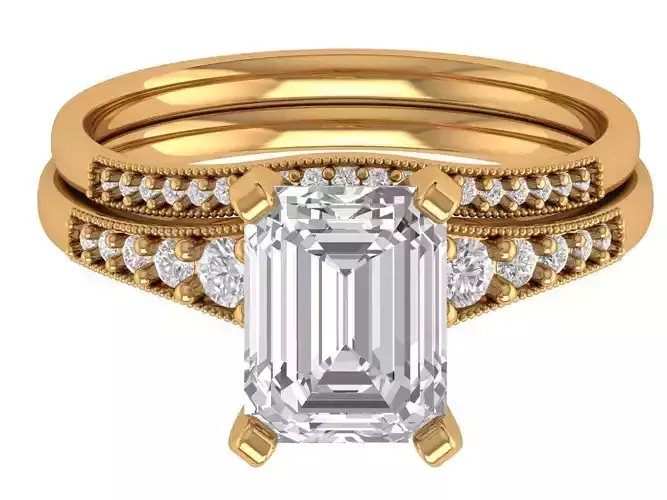 Emerald Engagement Ring