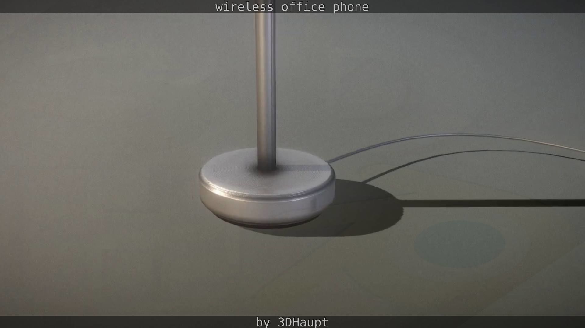 Tablelamp with rigged cable Low-poly 3D model_61