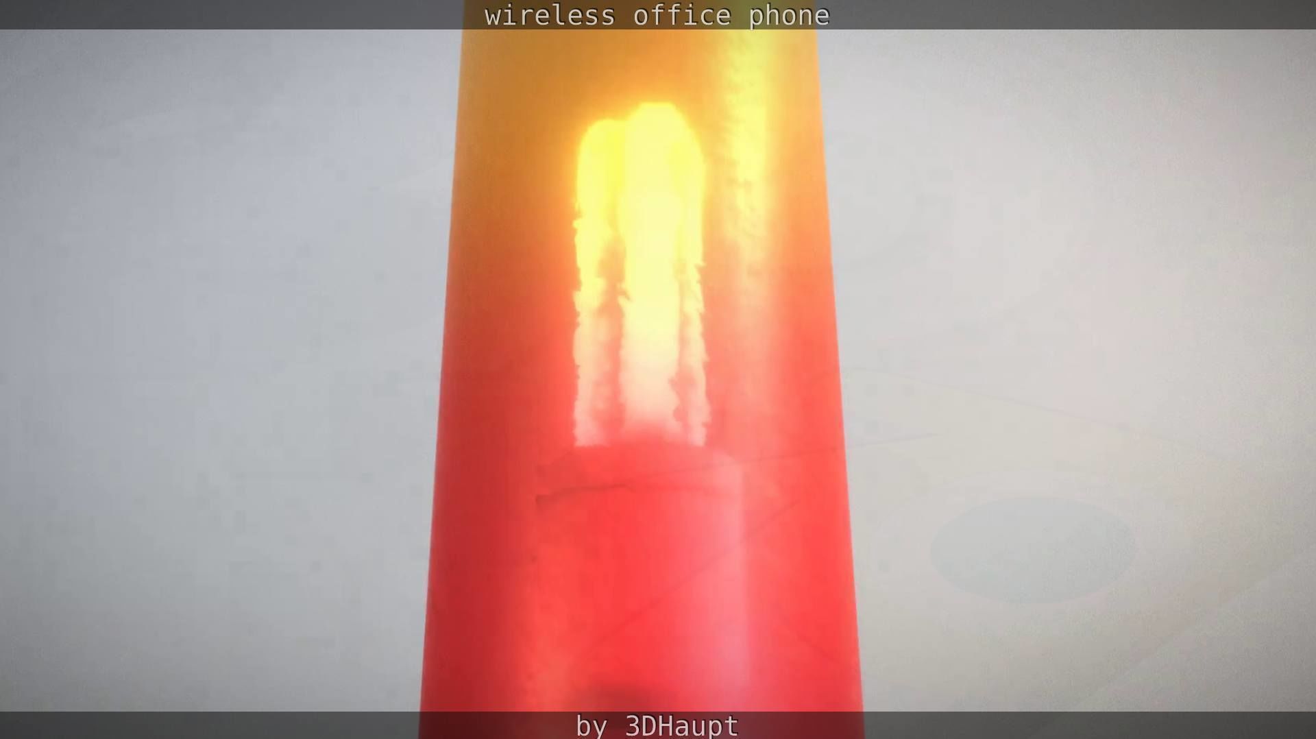 Tablelamp with rigged cable Low-poly 3D model_79