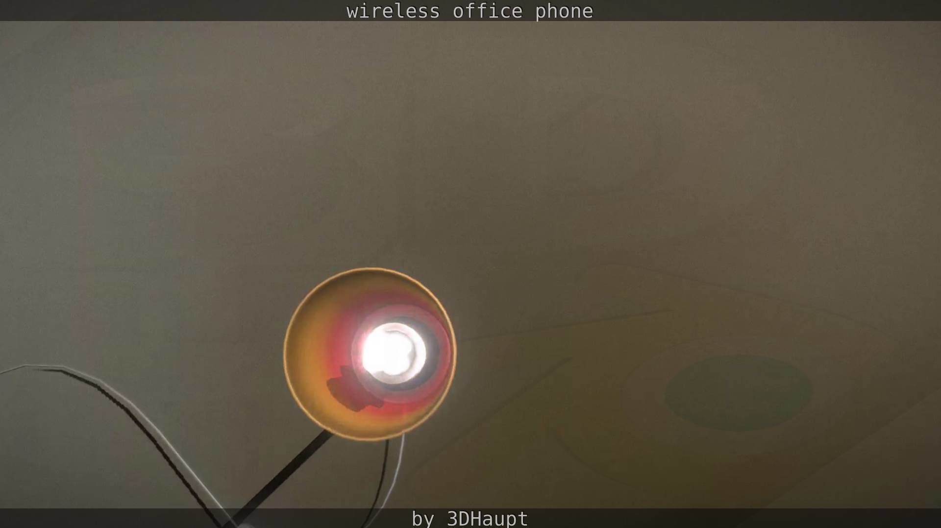 Tablelamp with rigged cable Low-poly 3D model_30