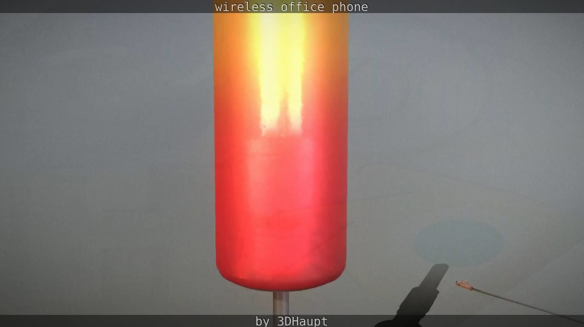 Tablelamp with rigged cable Low-poly 3D model_41