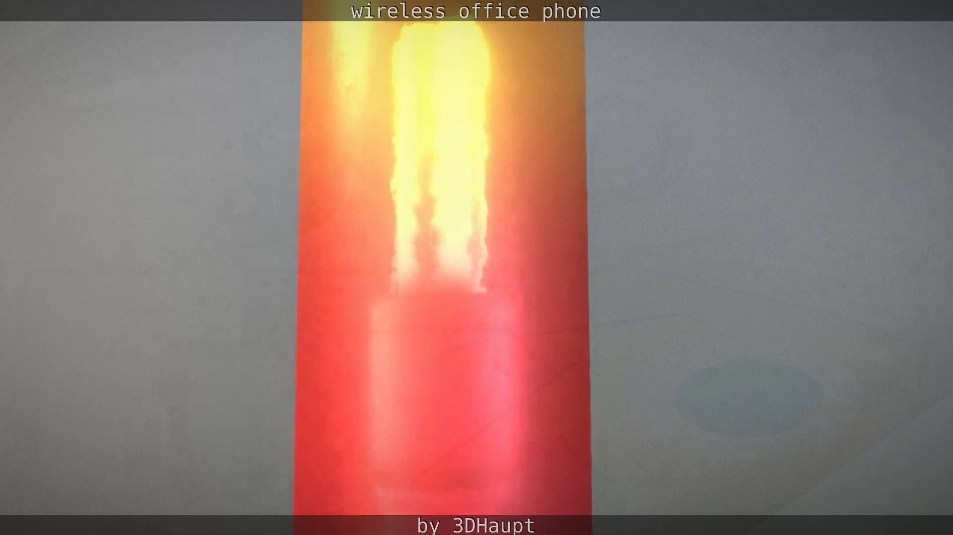 Tablelamp with rigged cable Low-poly 3D model_77