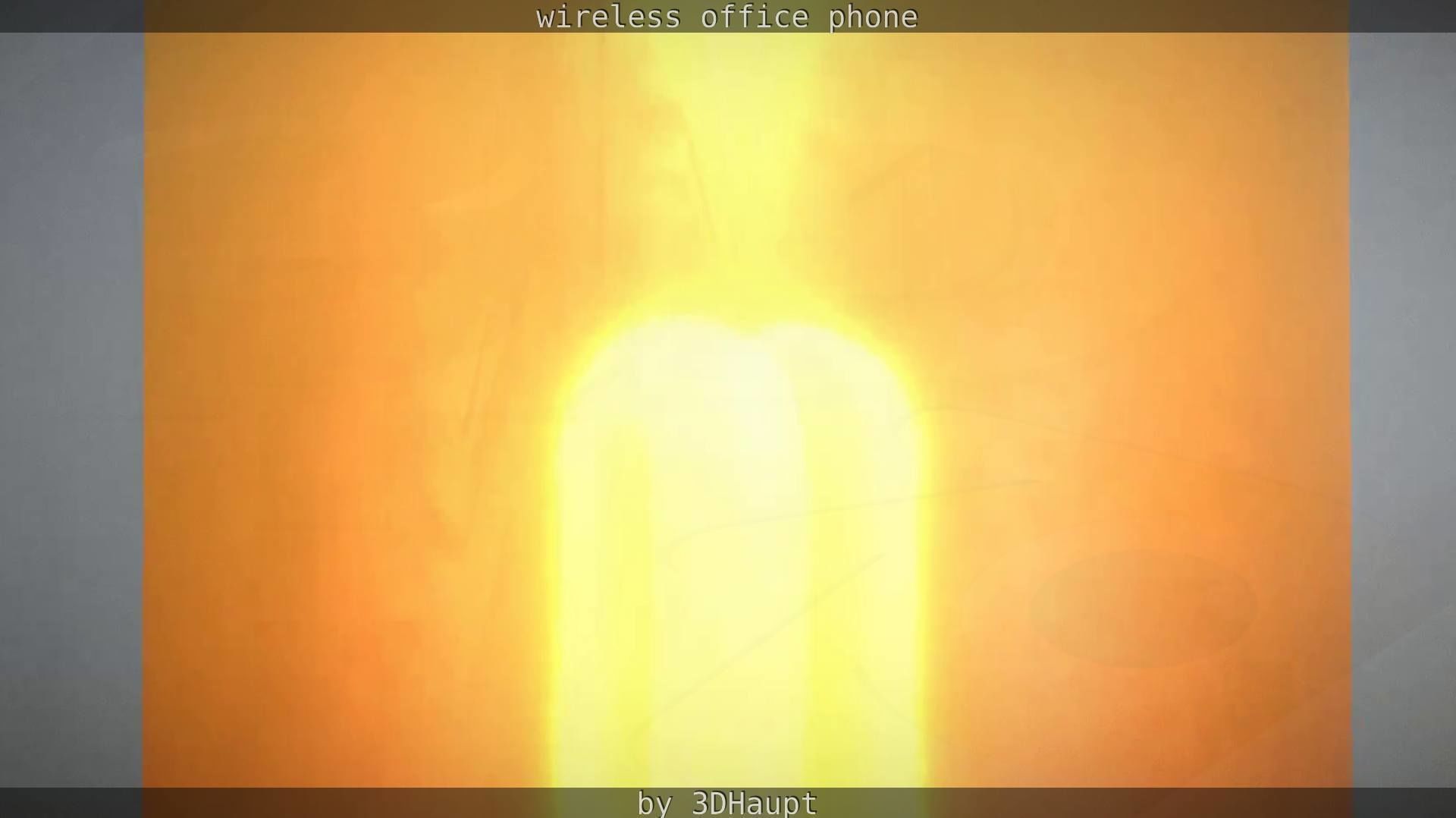 Tablelamp with rigged cable Low-poly 3D model_38