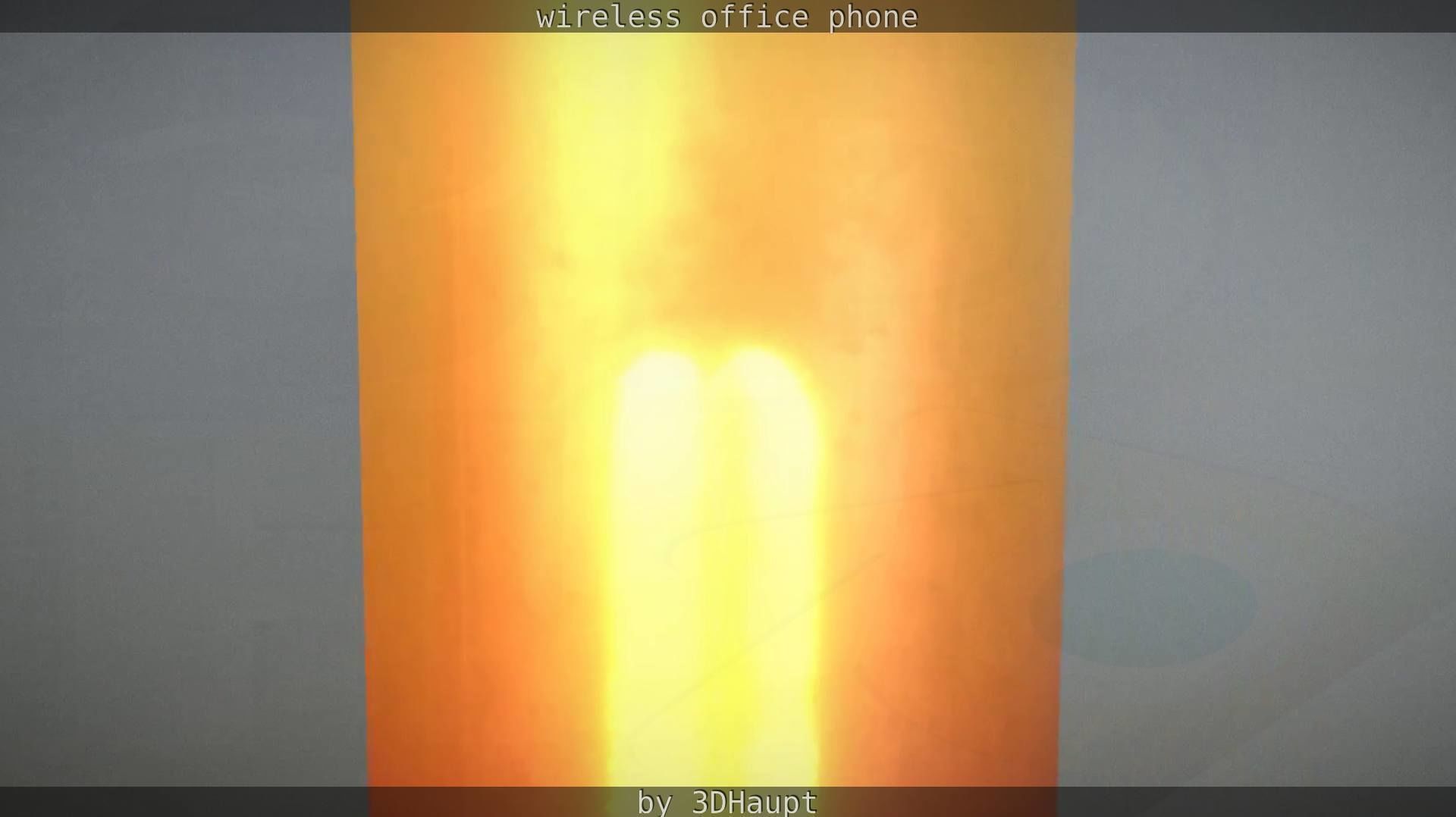 Tablelamp with rigged cable Low-poly 3D model_39