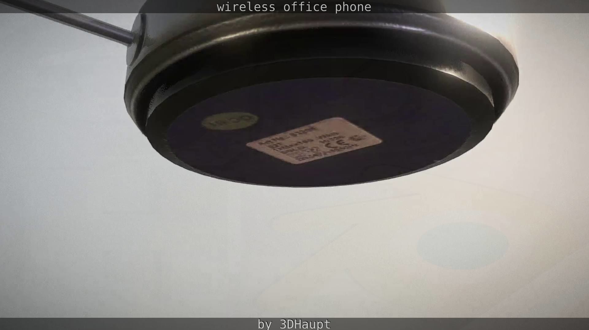 Tablelamp with rigged cable Low-poly 3D model_54