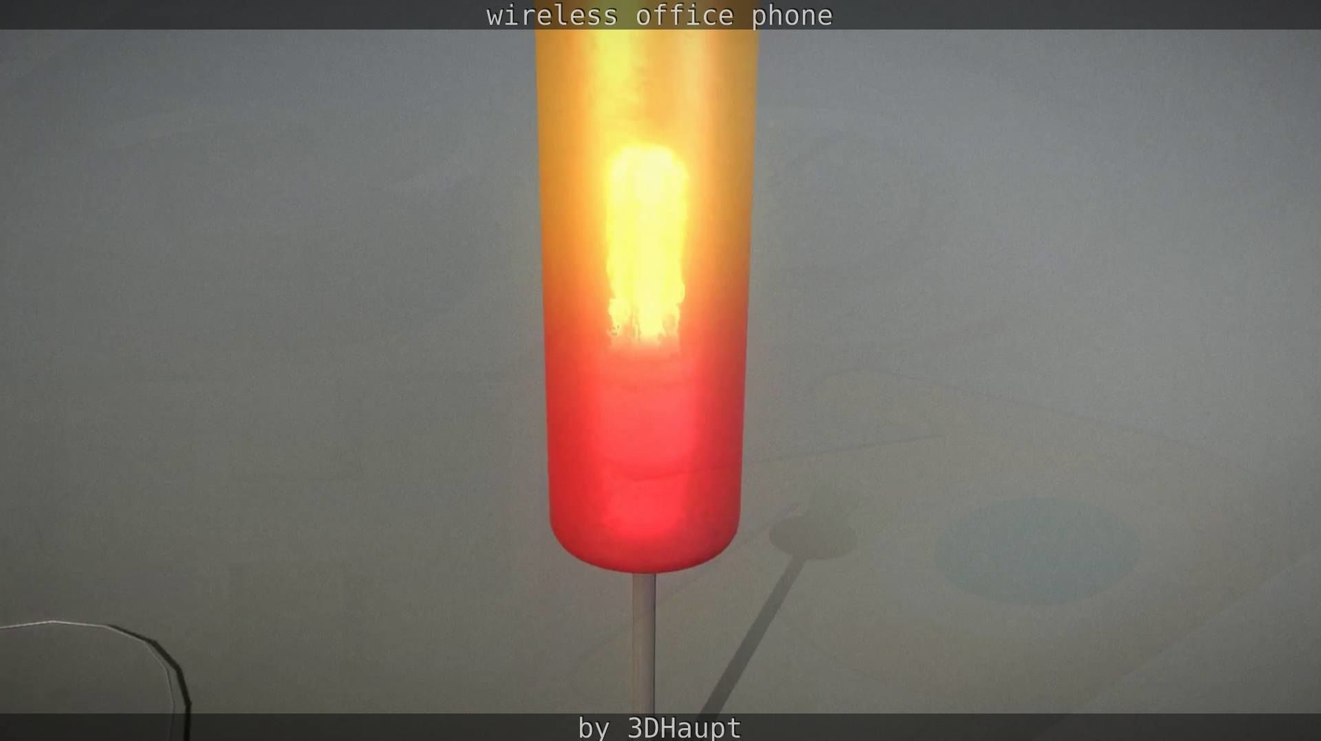 Tablelamp with rigged cable Low-poly 3D model_84