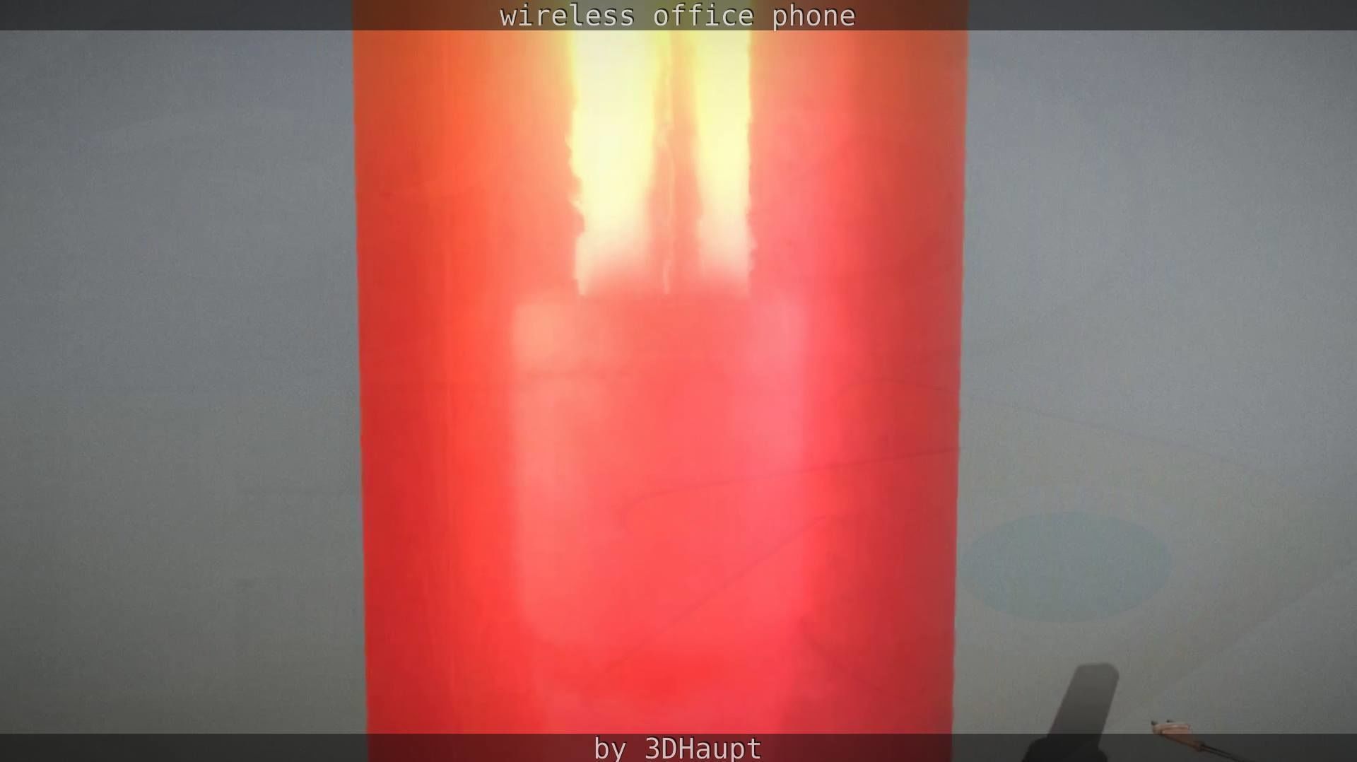 Tablelamp with rigged cable Low-poly 3D model_40