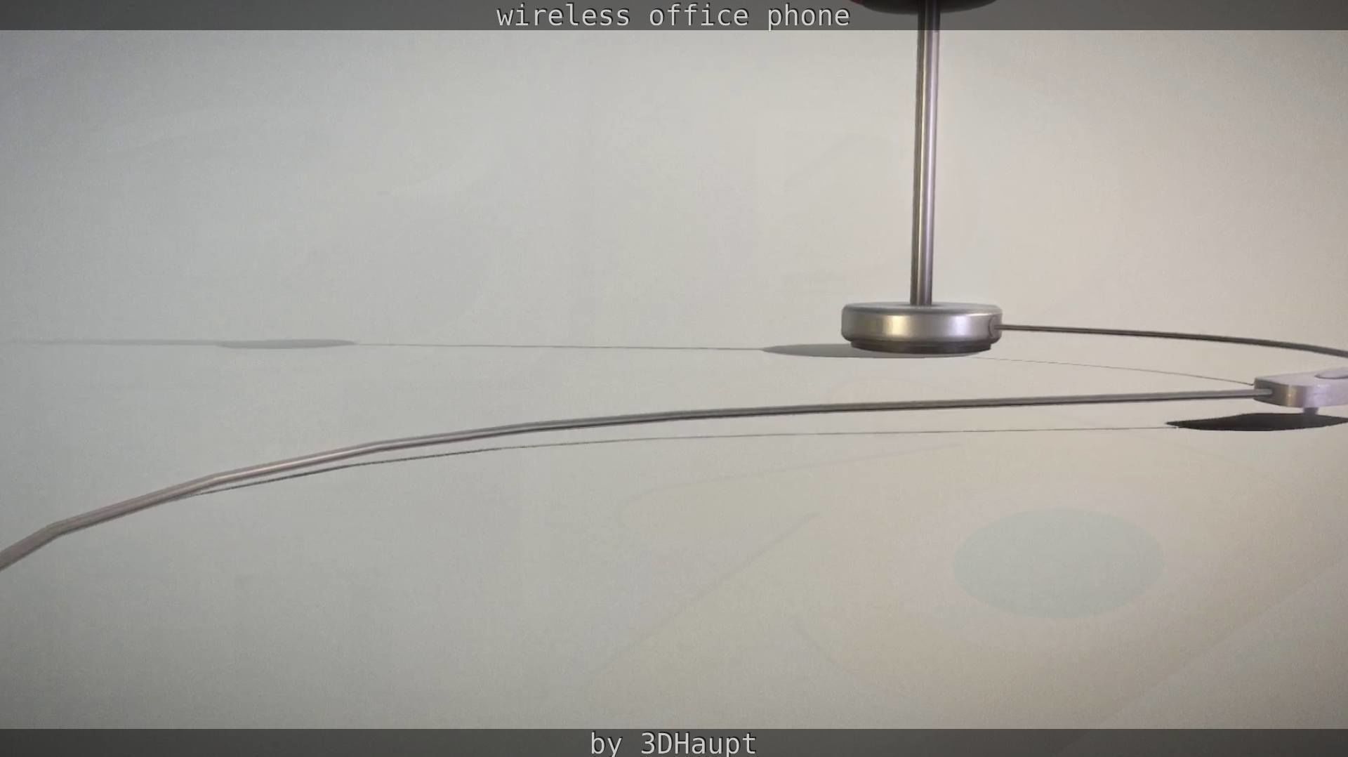 Tablelamp with rigged cable Low-poly 3D model_67