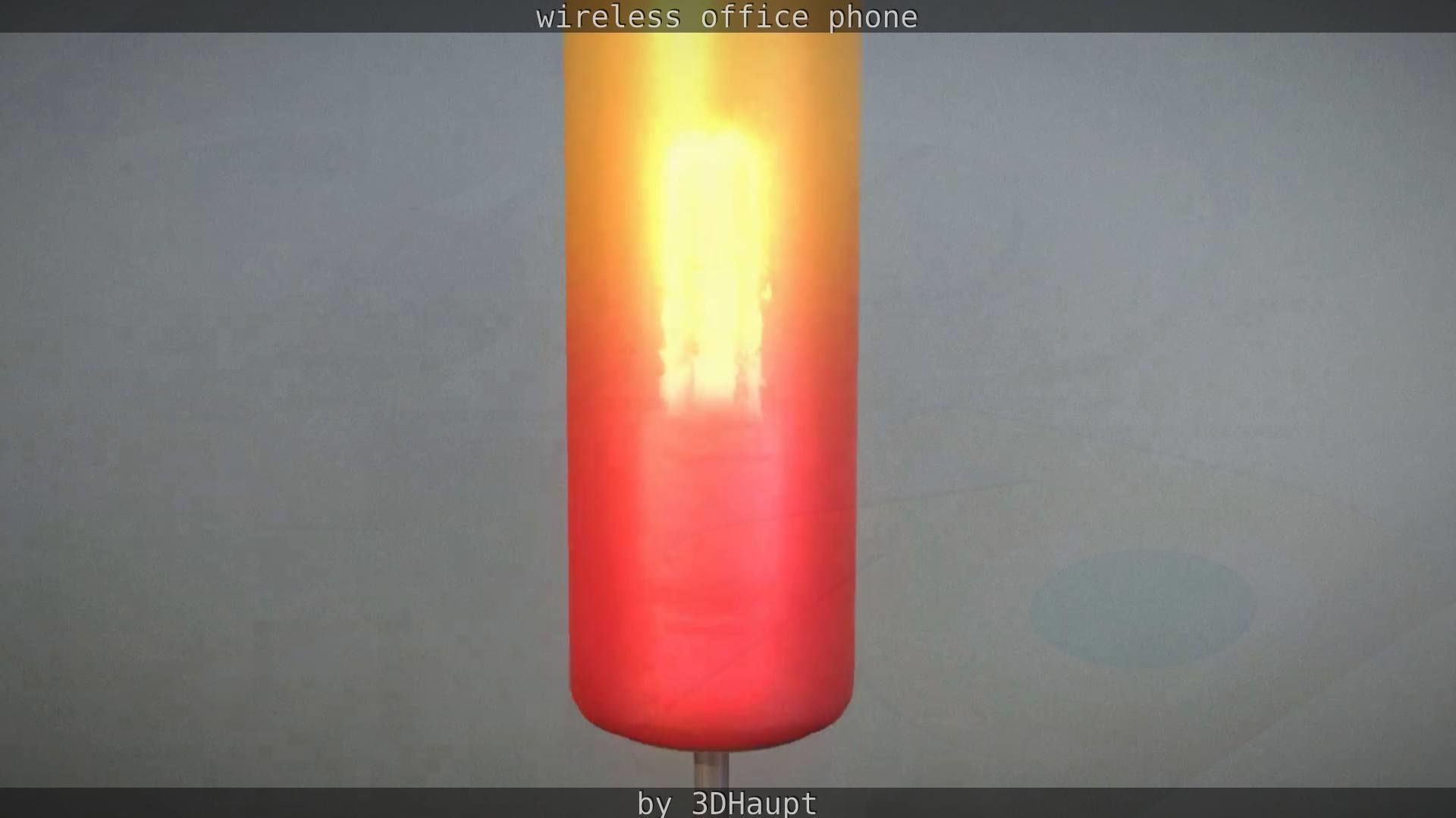 Tablelamp with rigged cable Low-poly 3D model_82