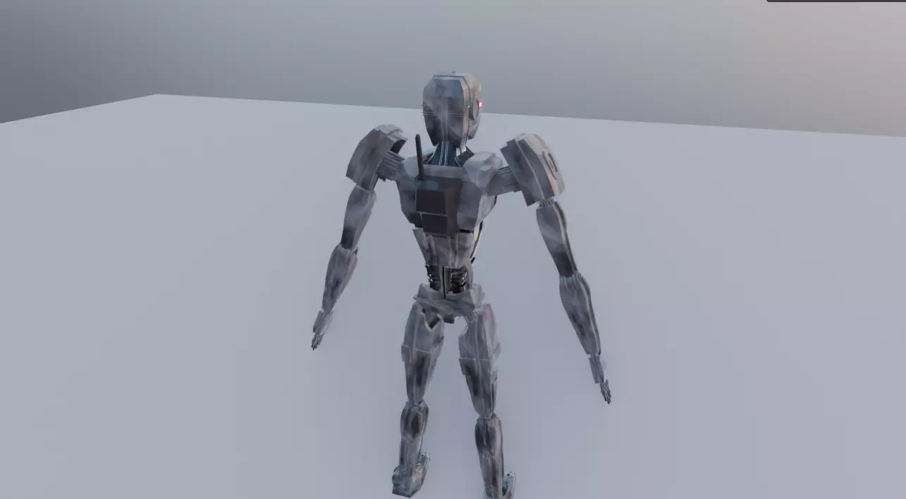 Generic Robot Character 3D model_2
