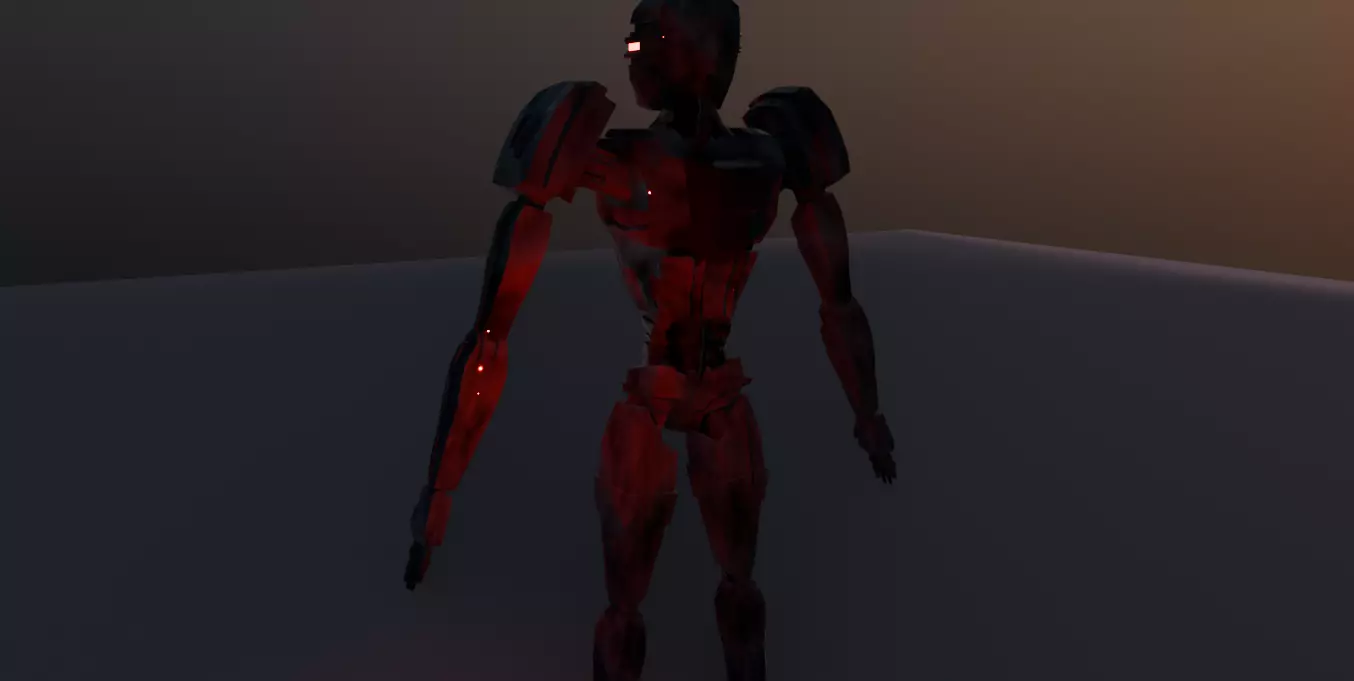Generic Robot Character 3D model_6