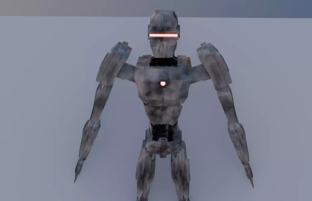 Generic Robot Character 3D model_1