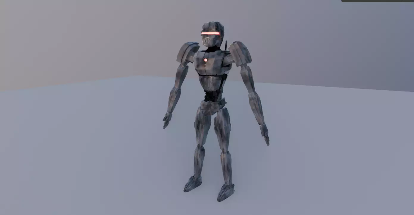 Generic Robot Character 3D model_0