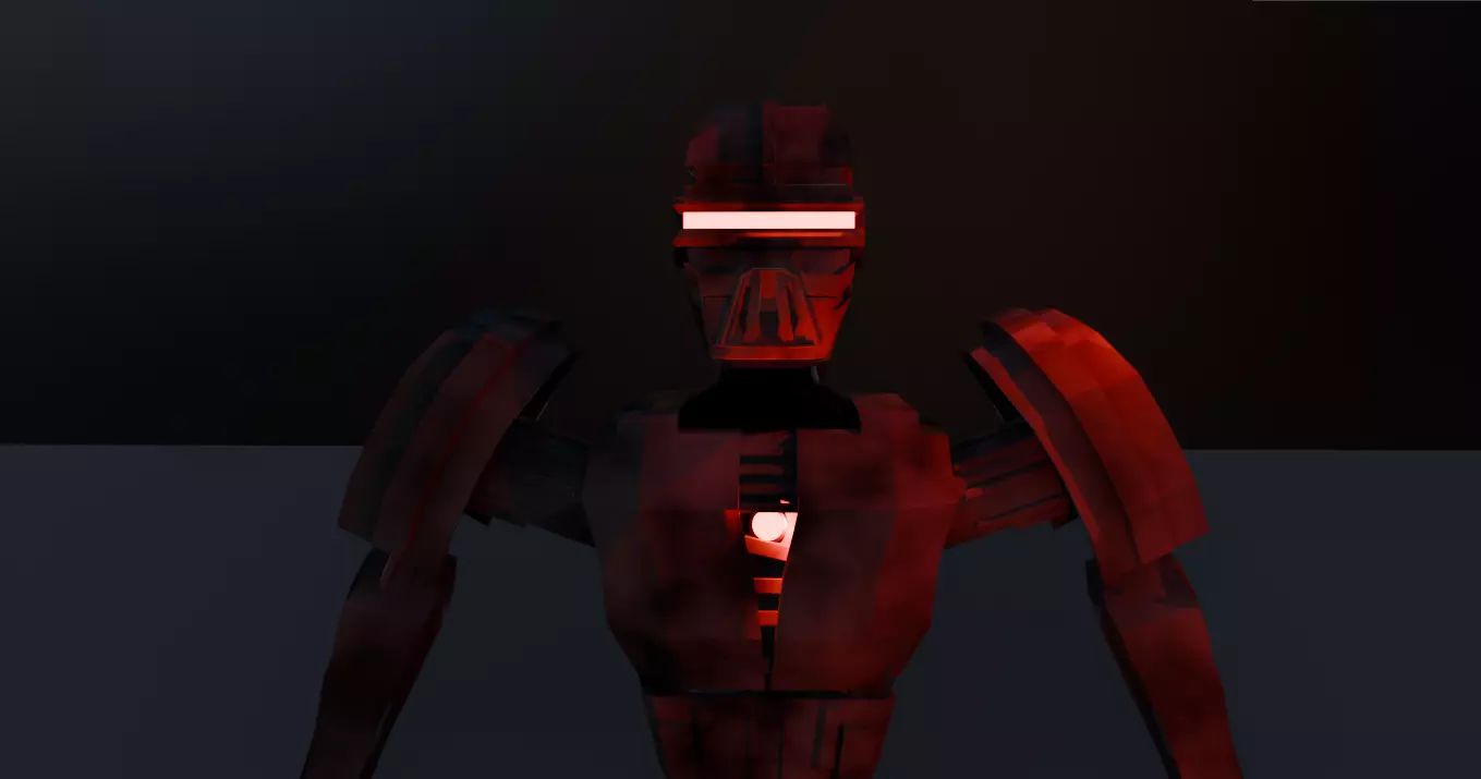 Generic Robot Character 3D model_4