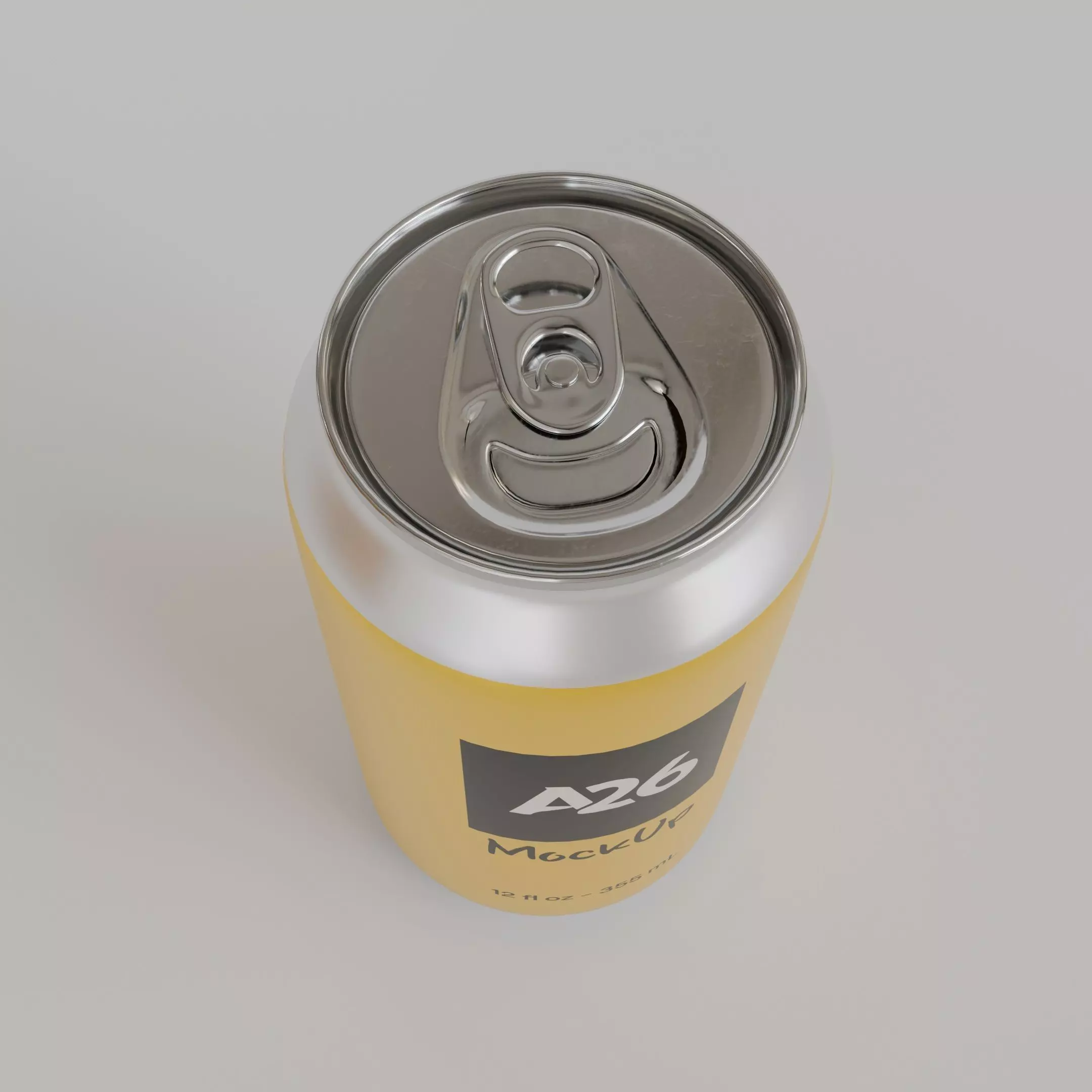 Beverage can 355 ml 12 oz 3D model 3D model_8