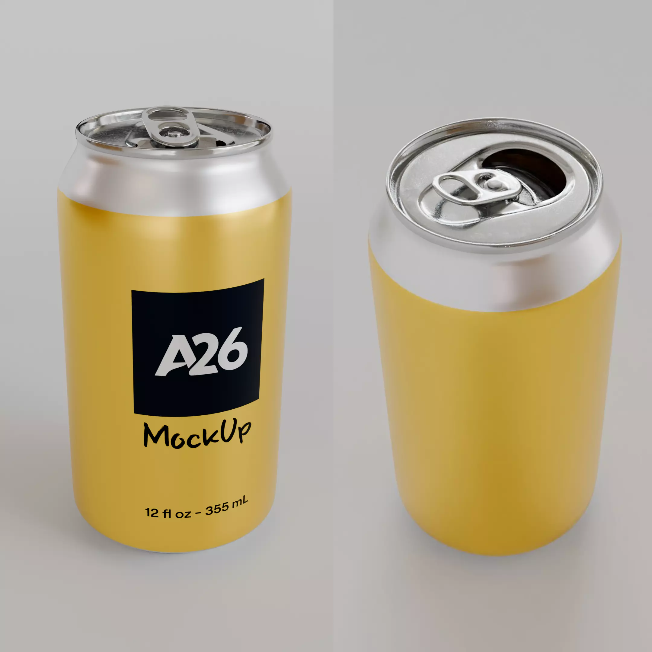 Beverage can 355 ml 12 oz 3D model 3D model_5