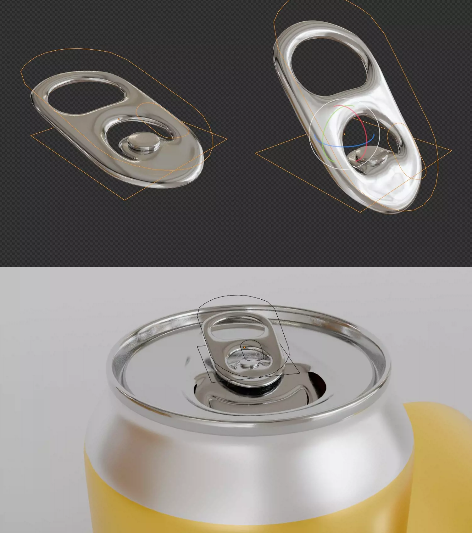 Beverage can 355 ml 12 oz 3D model 3D model_1