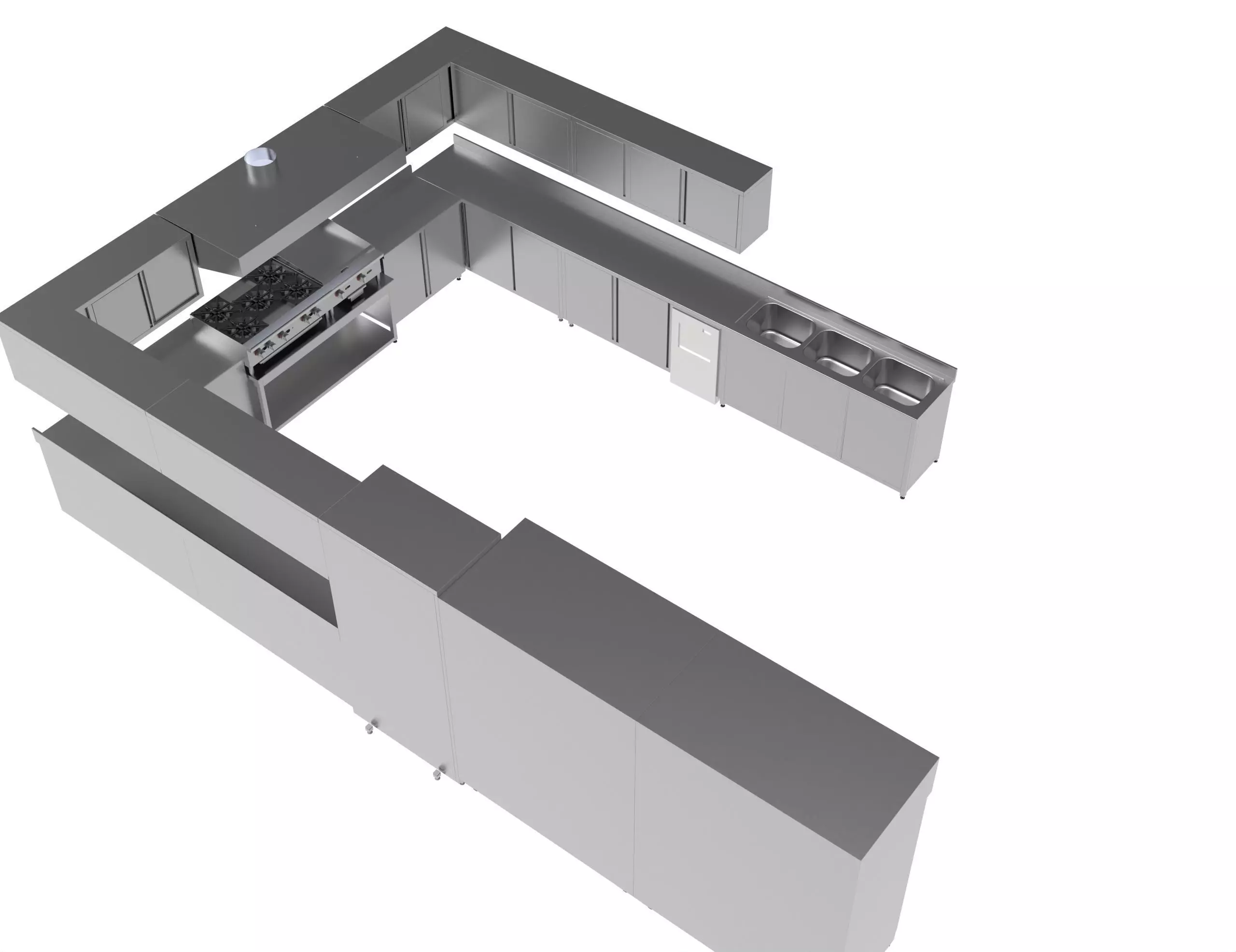 KITCHEN 60 3D model_1
