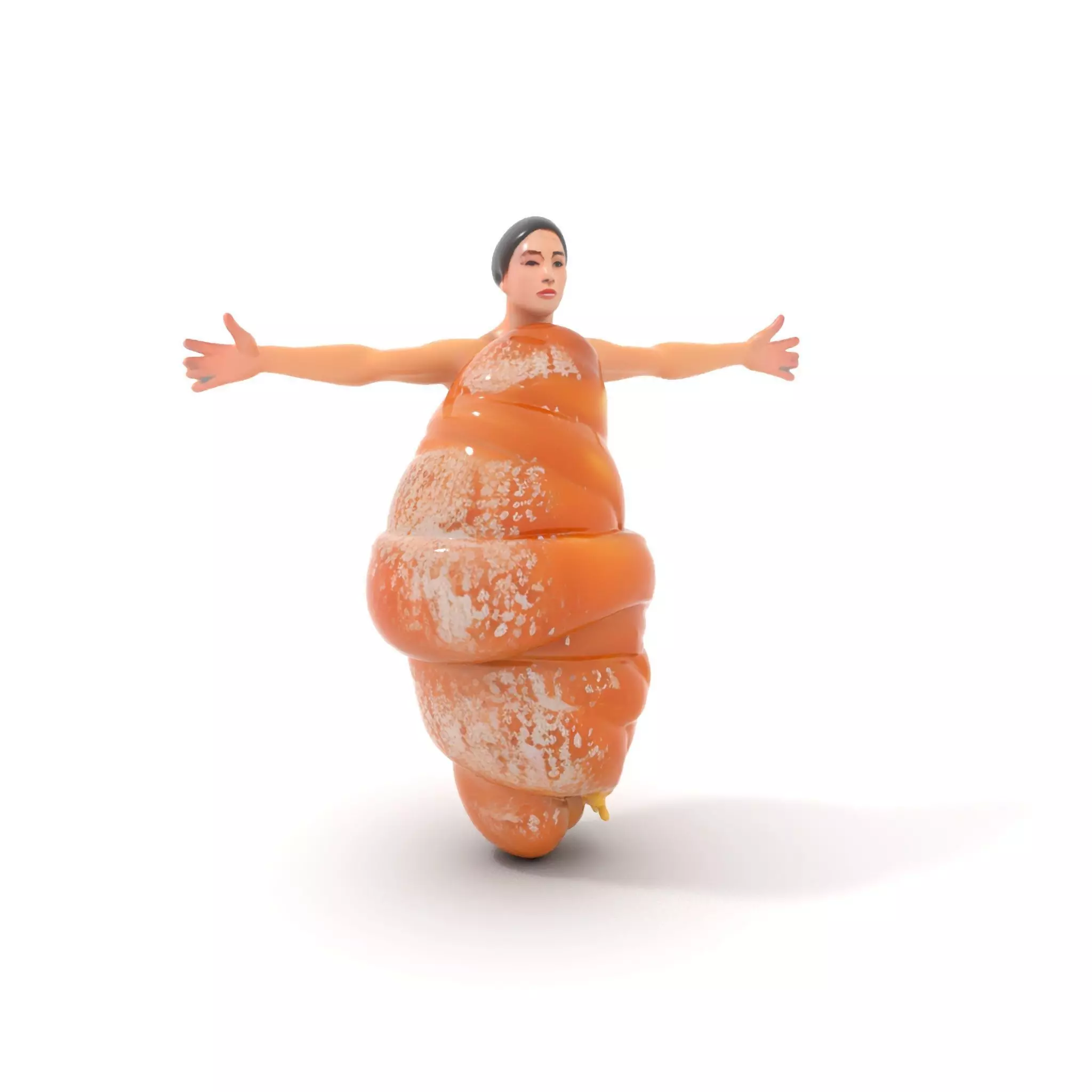 Sweet Pastry Dress model pack Low-poly 3D model_0