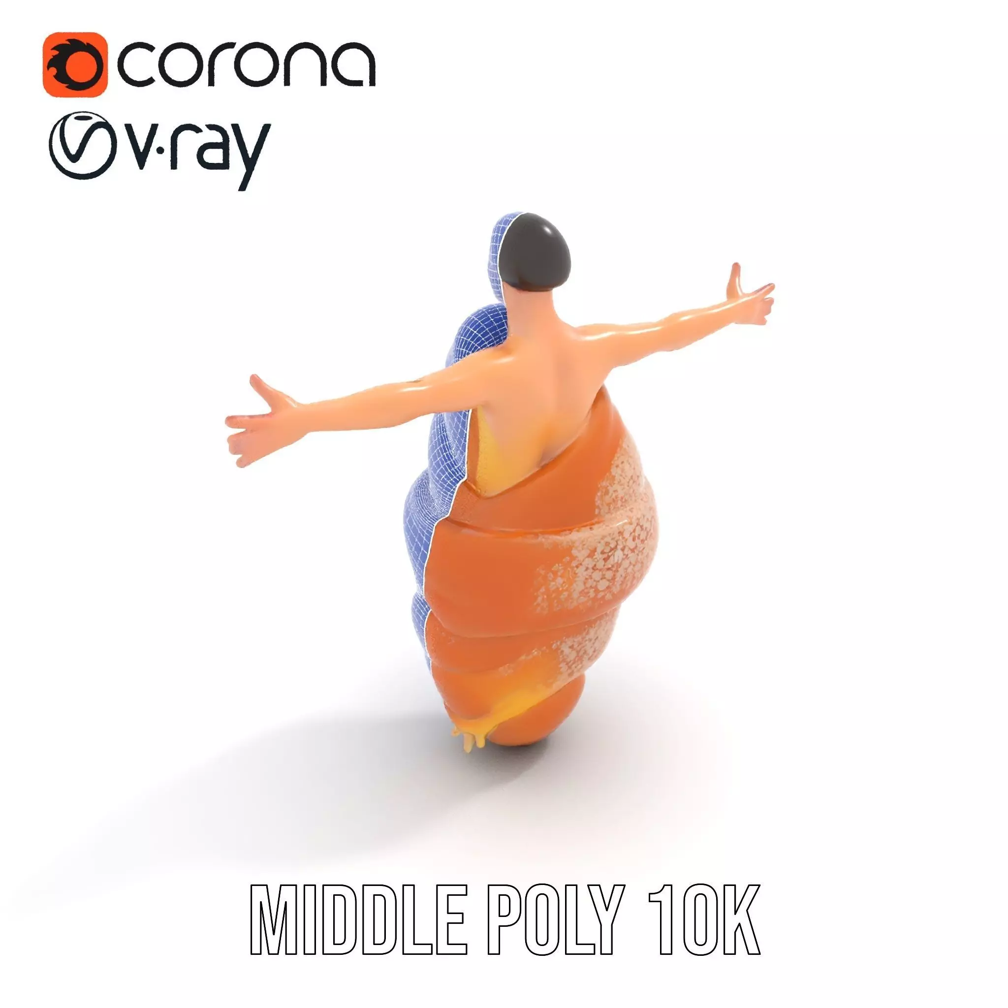 Sweet Pastry Dress model pack Low-poly 3D model_20