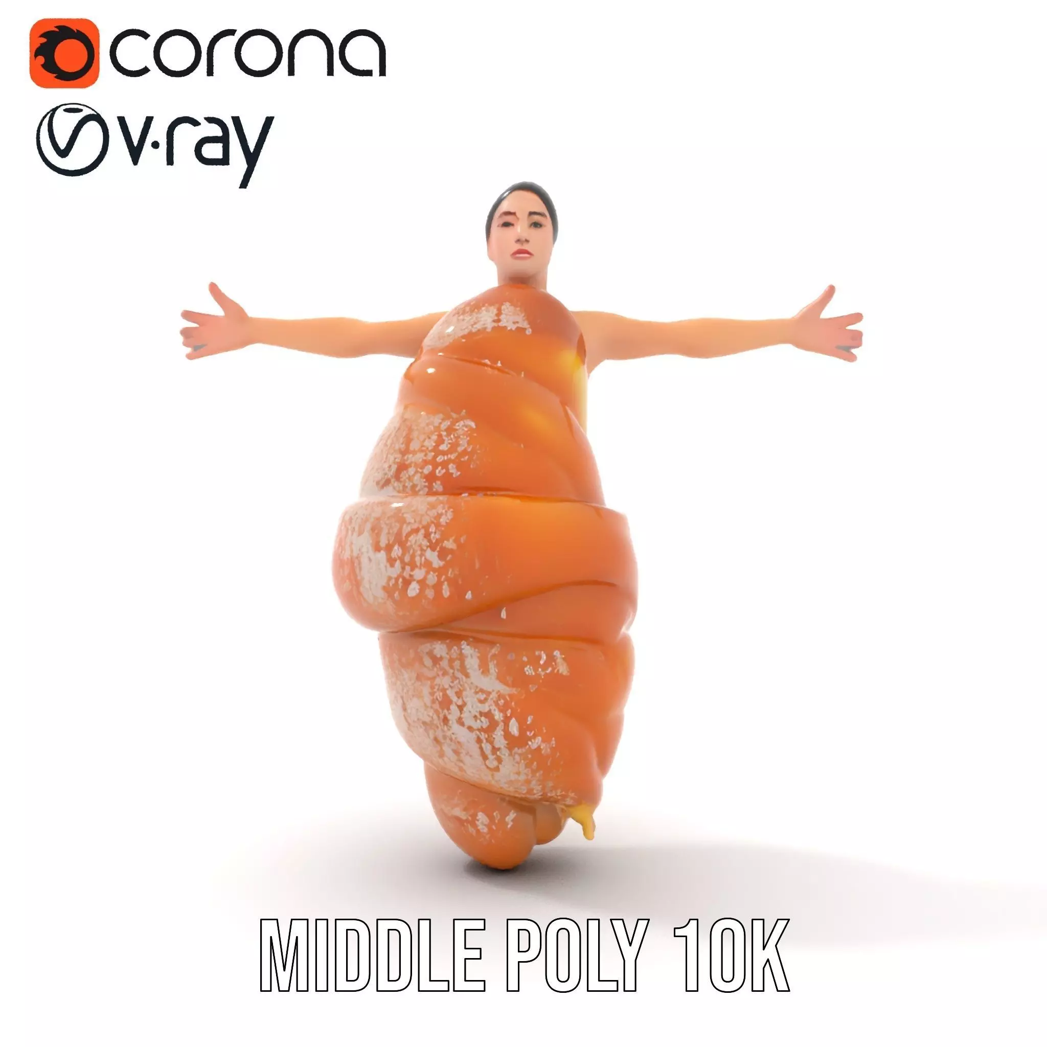 Sweet Pastry Dress model pack Low-poly 3D model_24