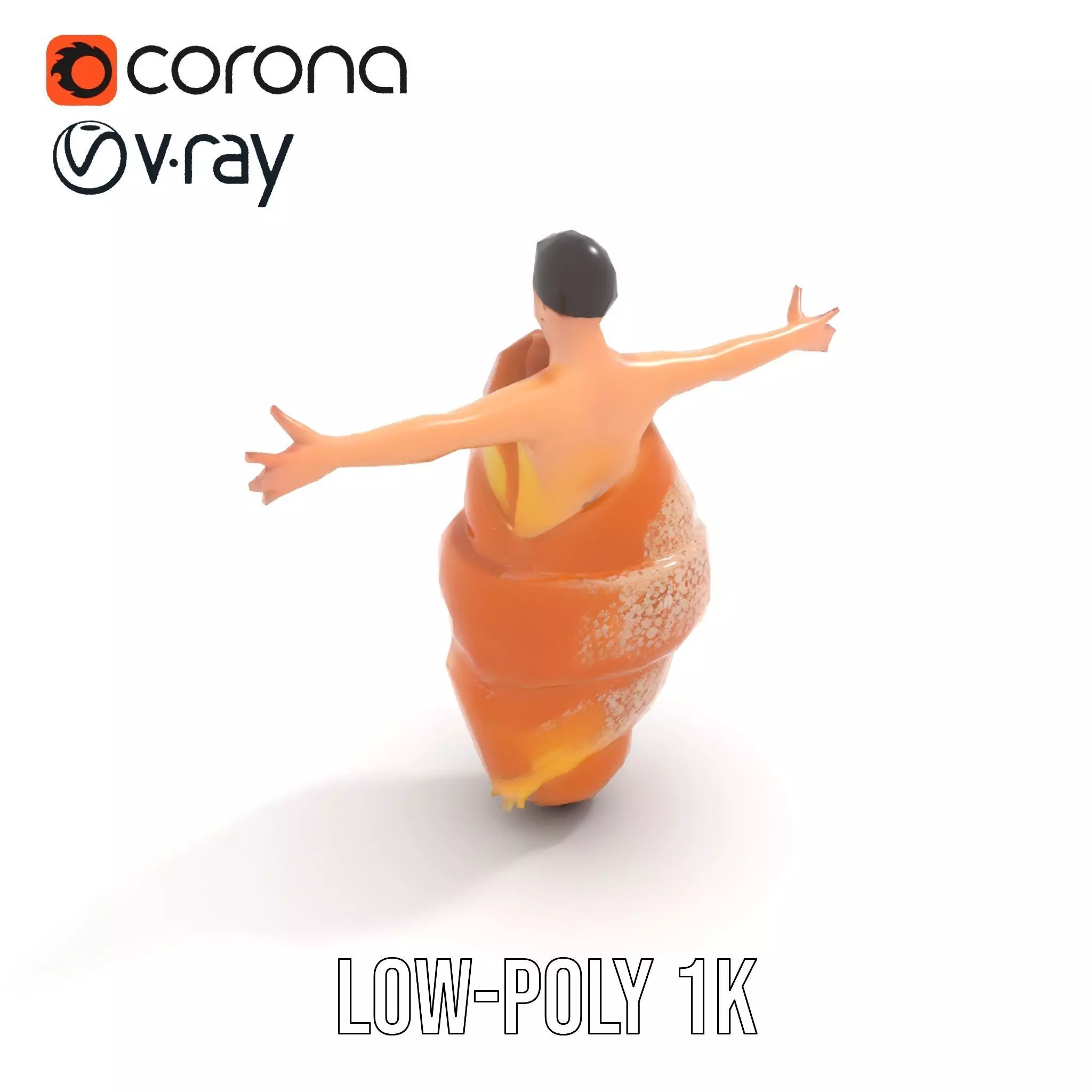 Sweet Pastry Dress model pack Low-poly 3D model_31