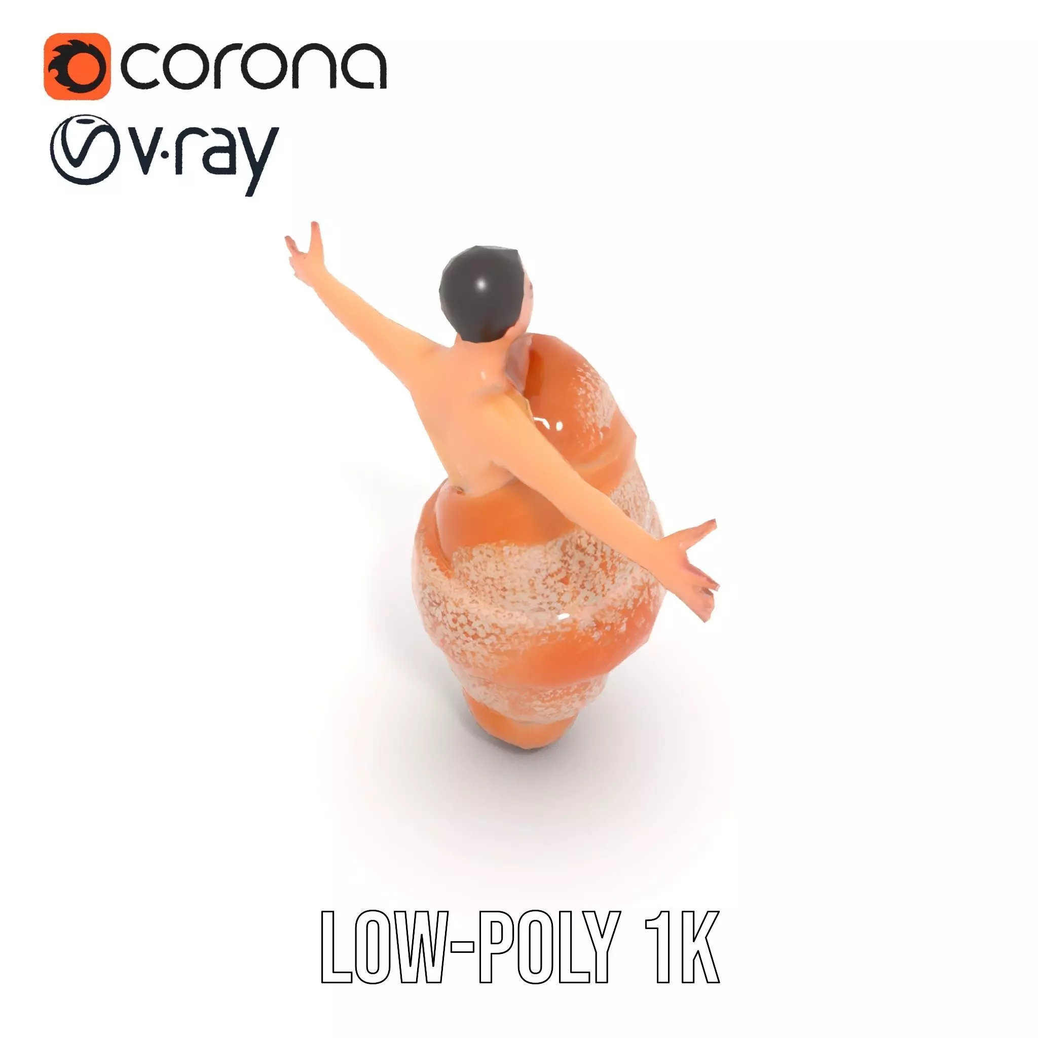 Sweet Pastry Dress model pack Low-poly 3D model_28