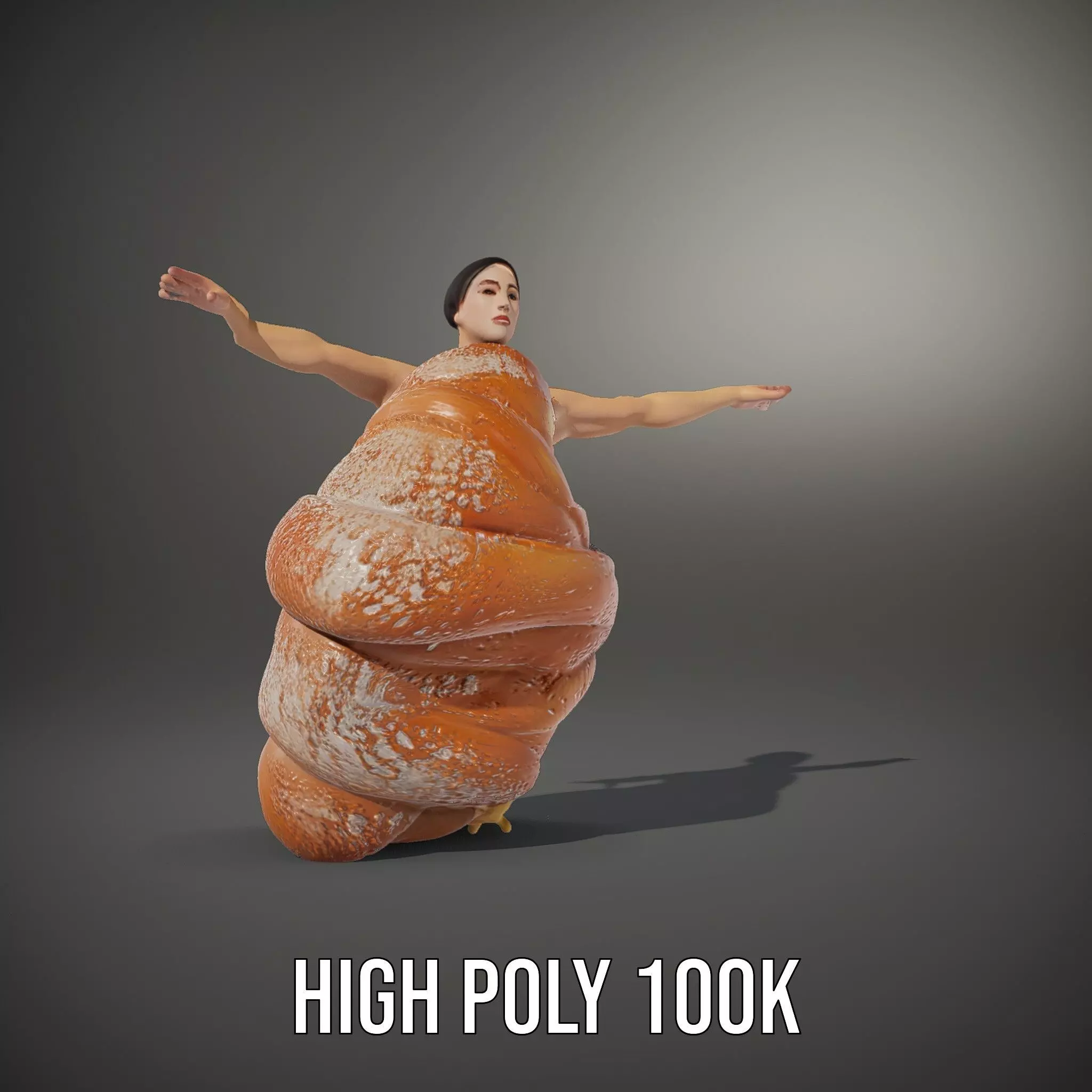 Sweet Pastry Dress model pack Low-poly 3D model_11