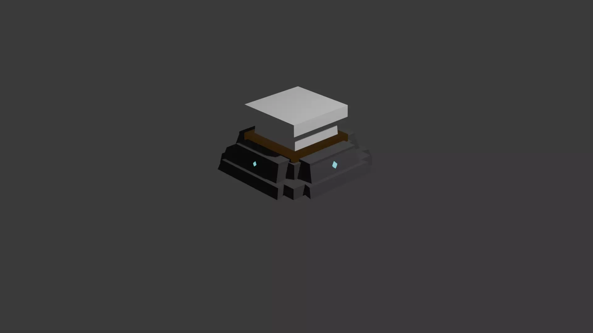 Magic Platform Low-poly 3D model_2