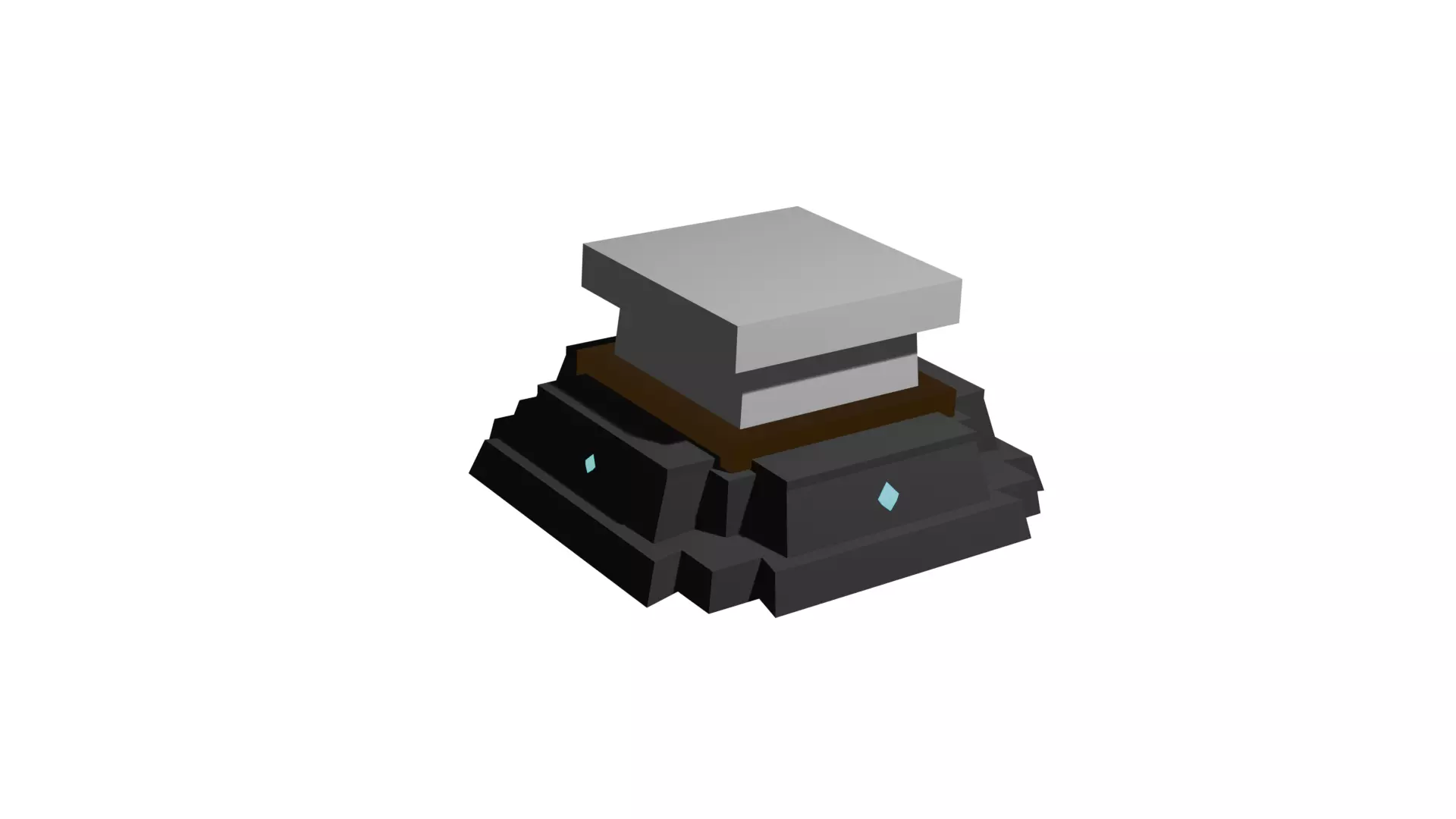 Magic Platform Low-poly 3D model_4