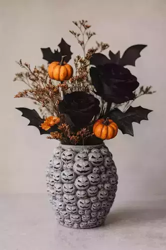 Pumpkin Head Vase 