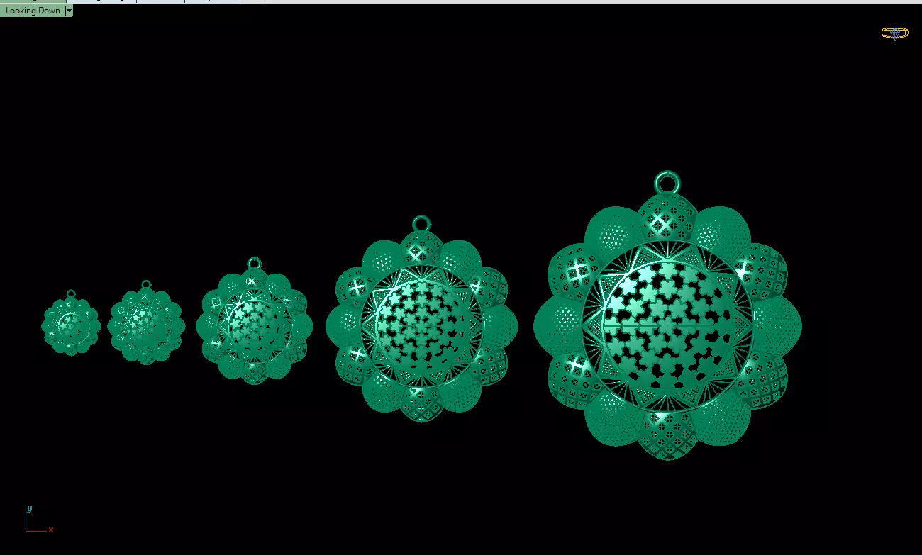 Fusion Pendant 5-Piece Pack 3D model_0