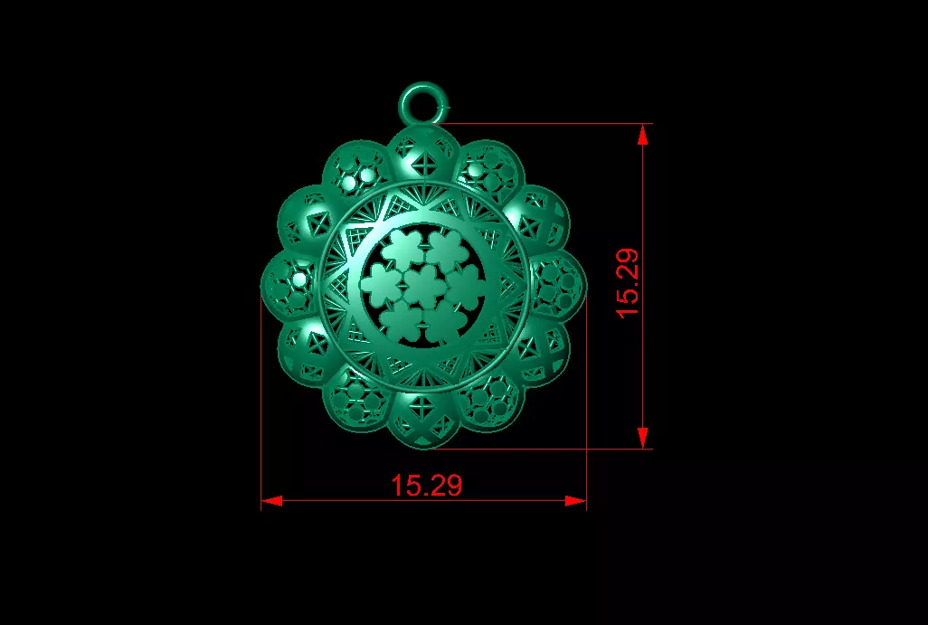 Fusion Pendant 5-Piece Pack 3D model_1