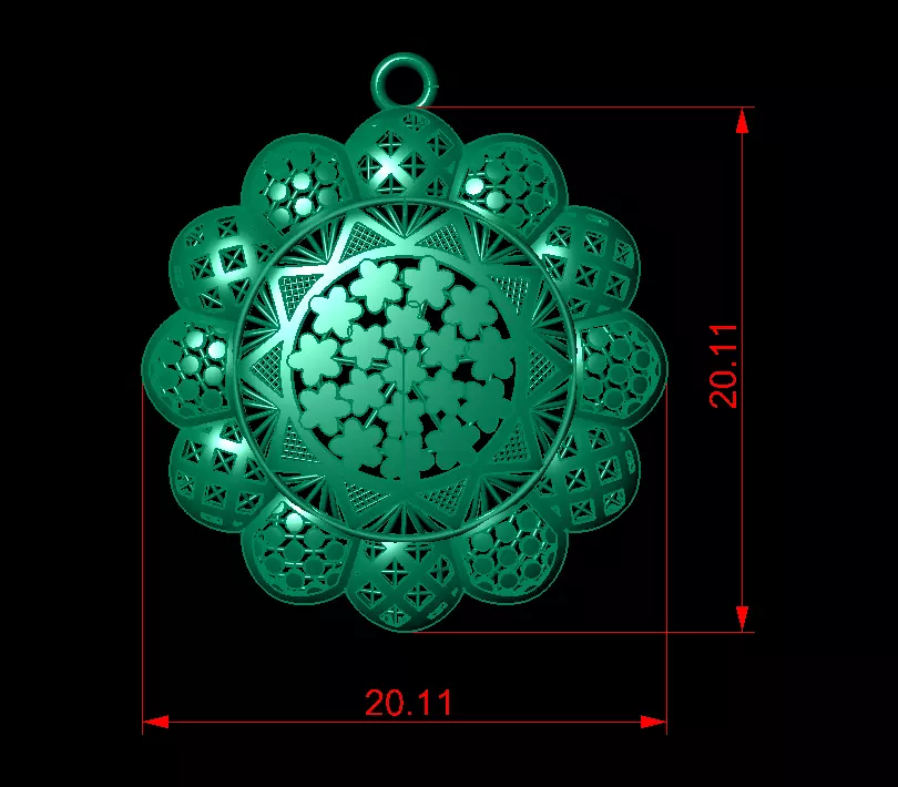 Fusion Pendant 5-Piece Pack 3D model_4