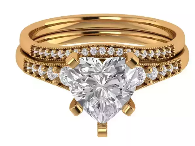 Heart Engagement Ring