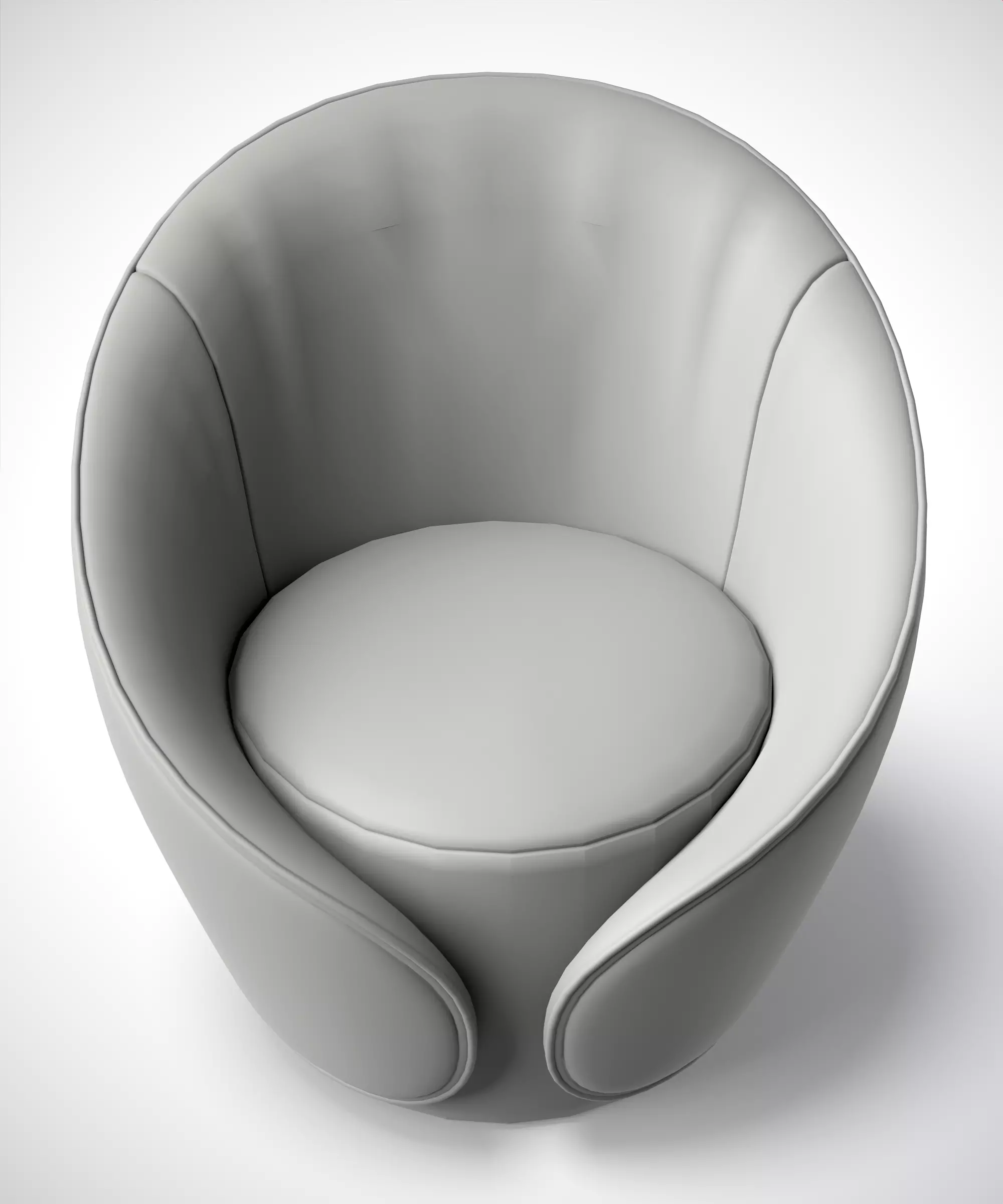 Armchair-Tonin Casa MAMA  Low-poly 3D model_12