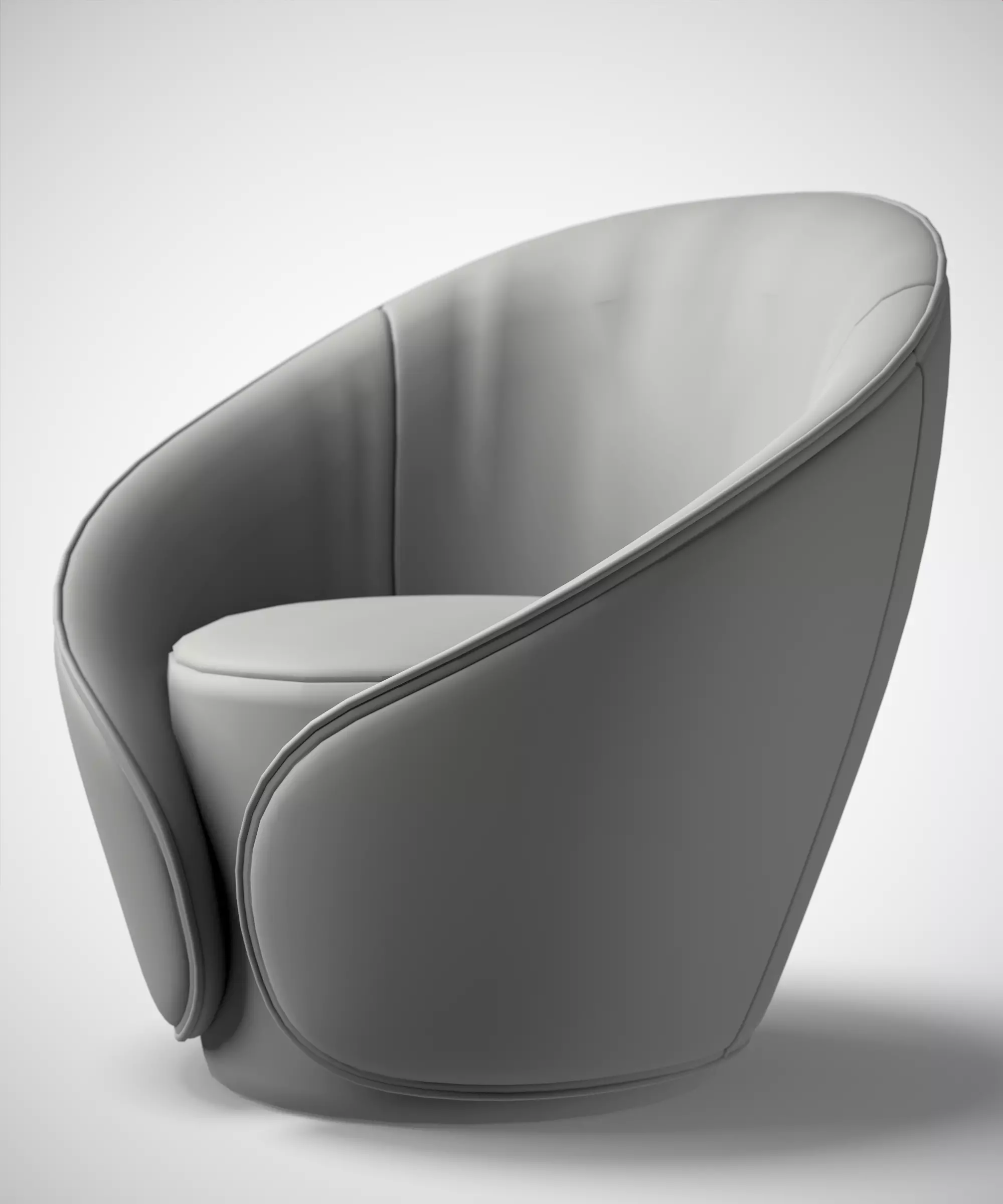 Armchair-Tonin Casa MAMA  Low-poly 3D model_11