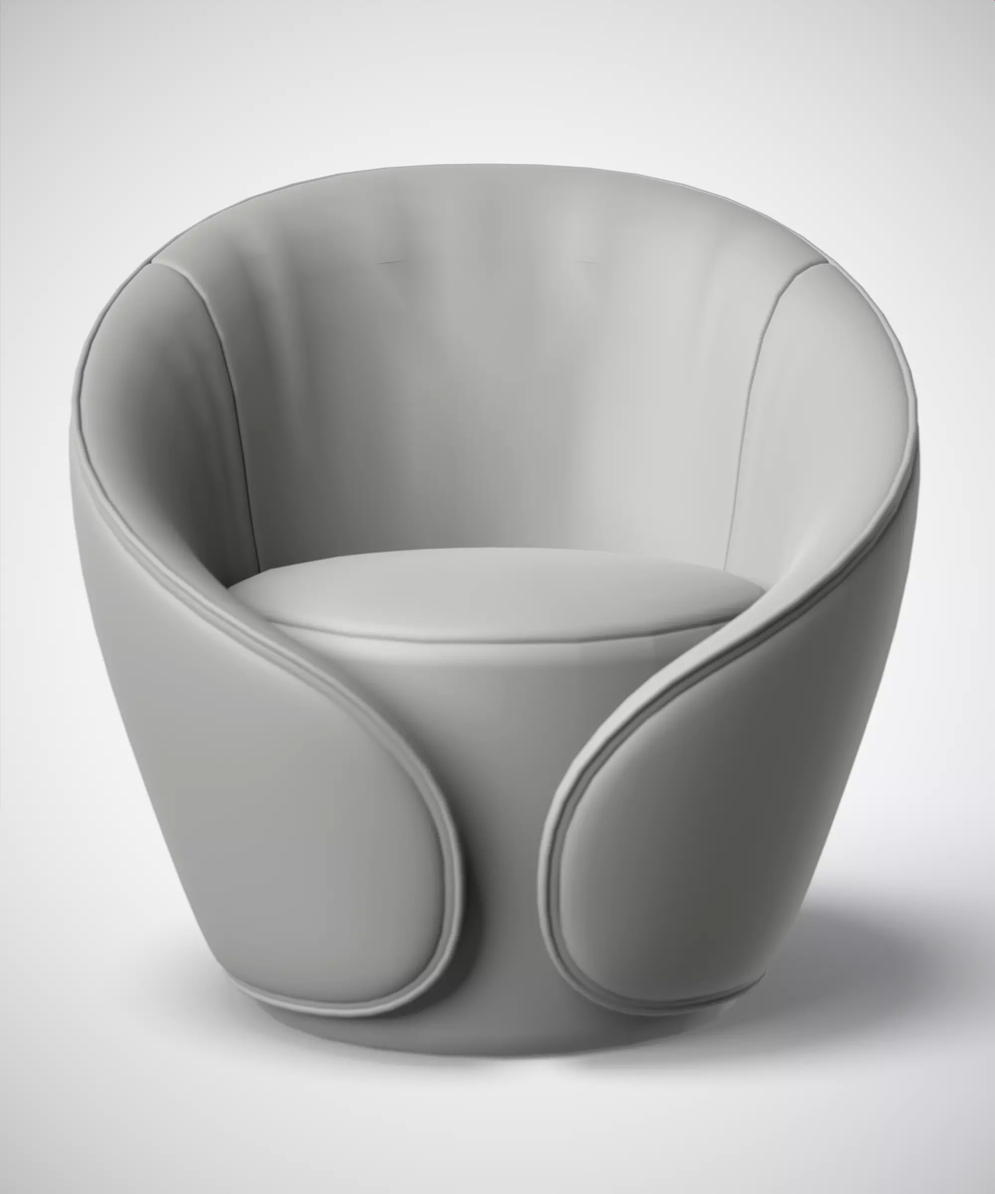 Armchair-Tonin Casa MAMA  Low-poly 3D model_7