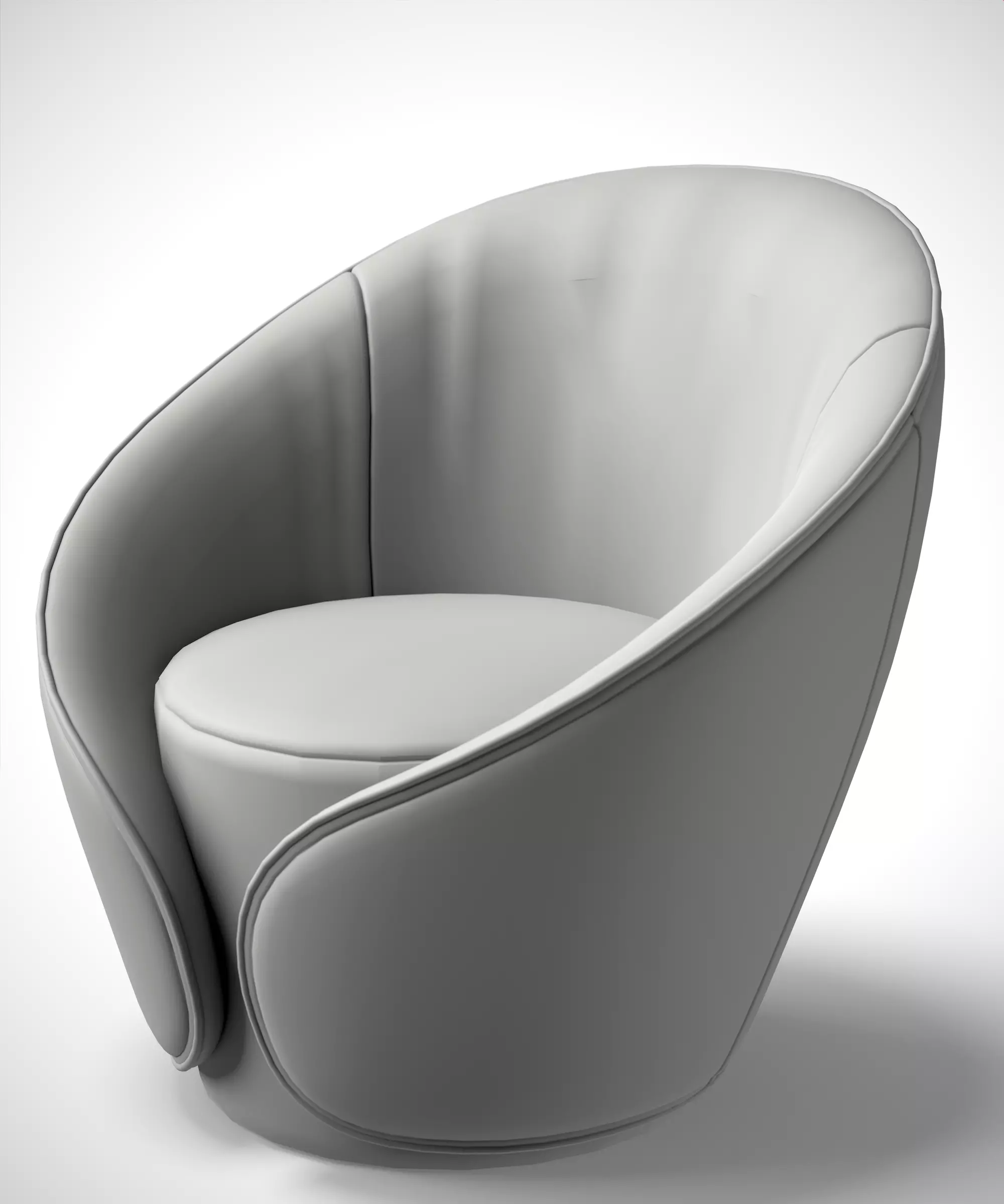 Armchair-Tonin Casa MAMA  Low-poly 3D model_8