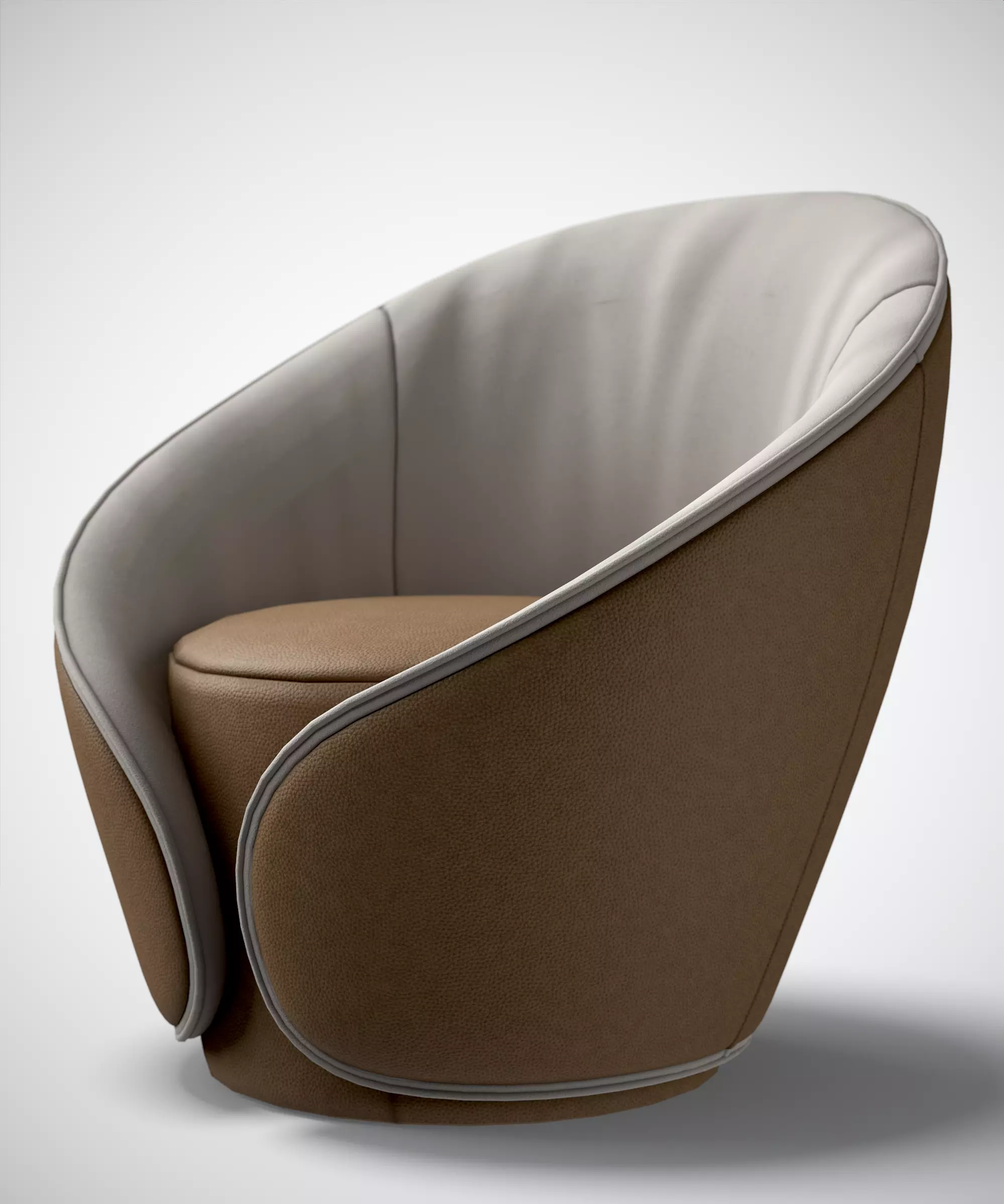 Armchair-Tonin Casa MAMA  Low-poly 3D model_5