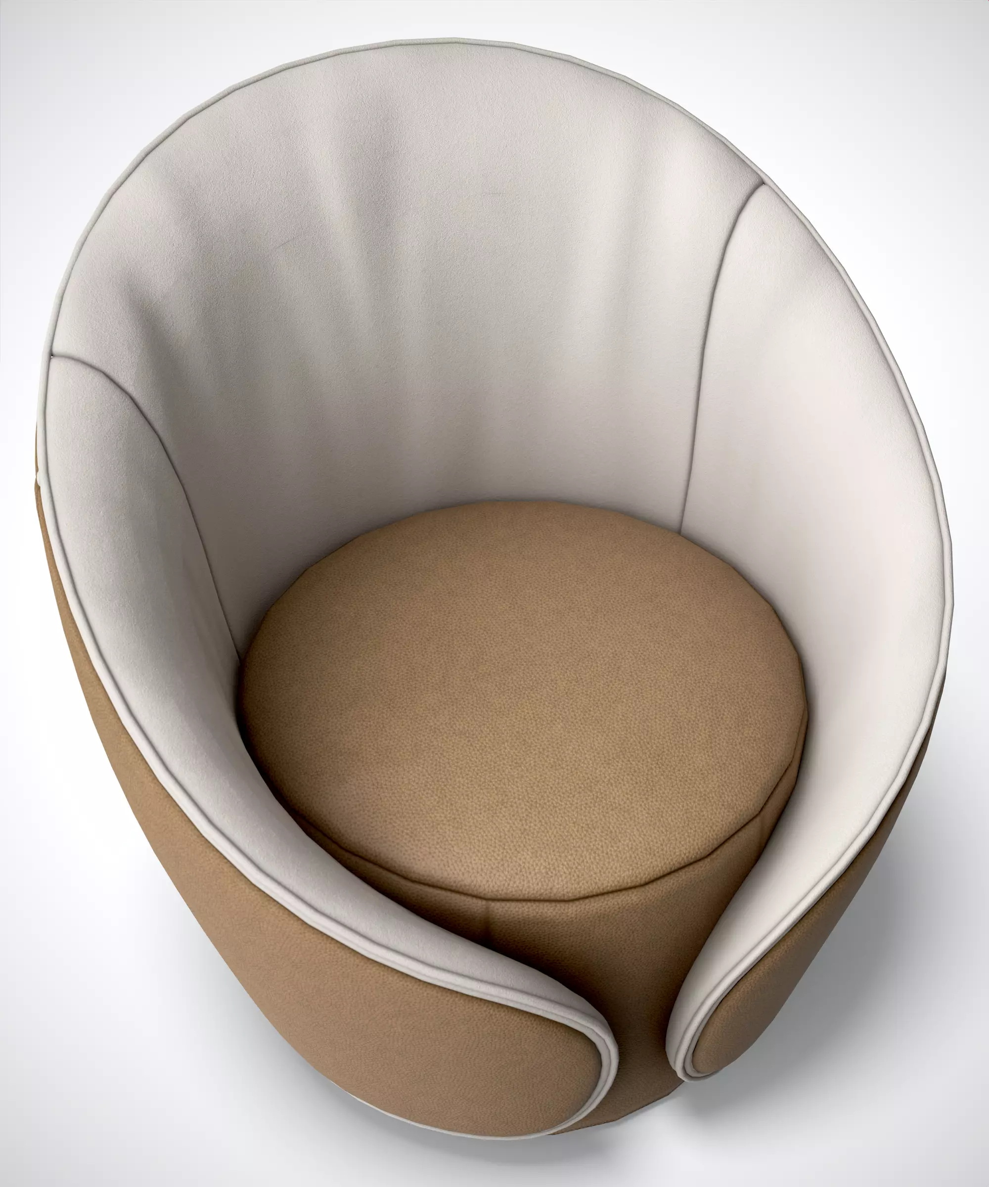 Armchair-Tonin Casa MAMA  Low-poly 3D model_3