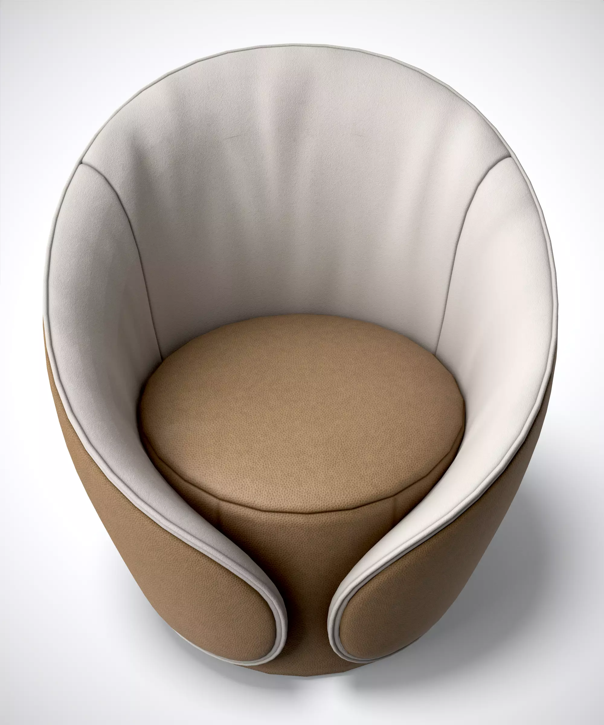 Armchair-Tonin Casa MAMA  Low-poly 3D model_6