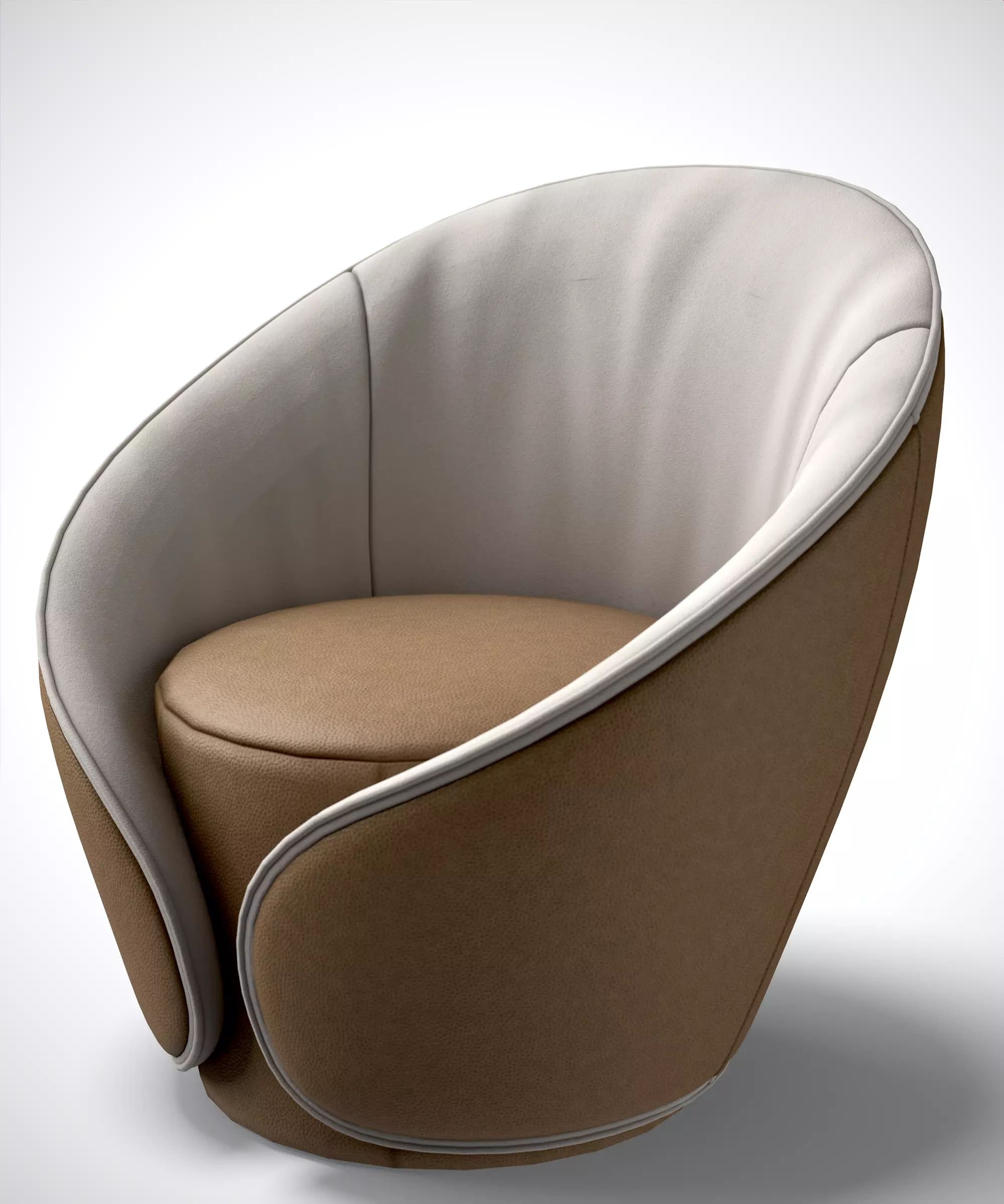 Armchair-Tonin Casa MAMA  Low-poly 3D model_2