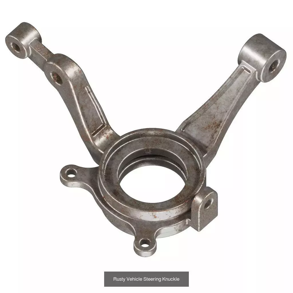 PREMIUM RUSTY VEHICLE COMPONENTS PACK 3D Model Collection_5