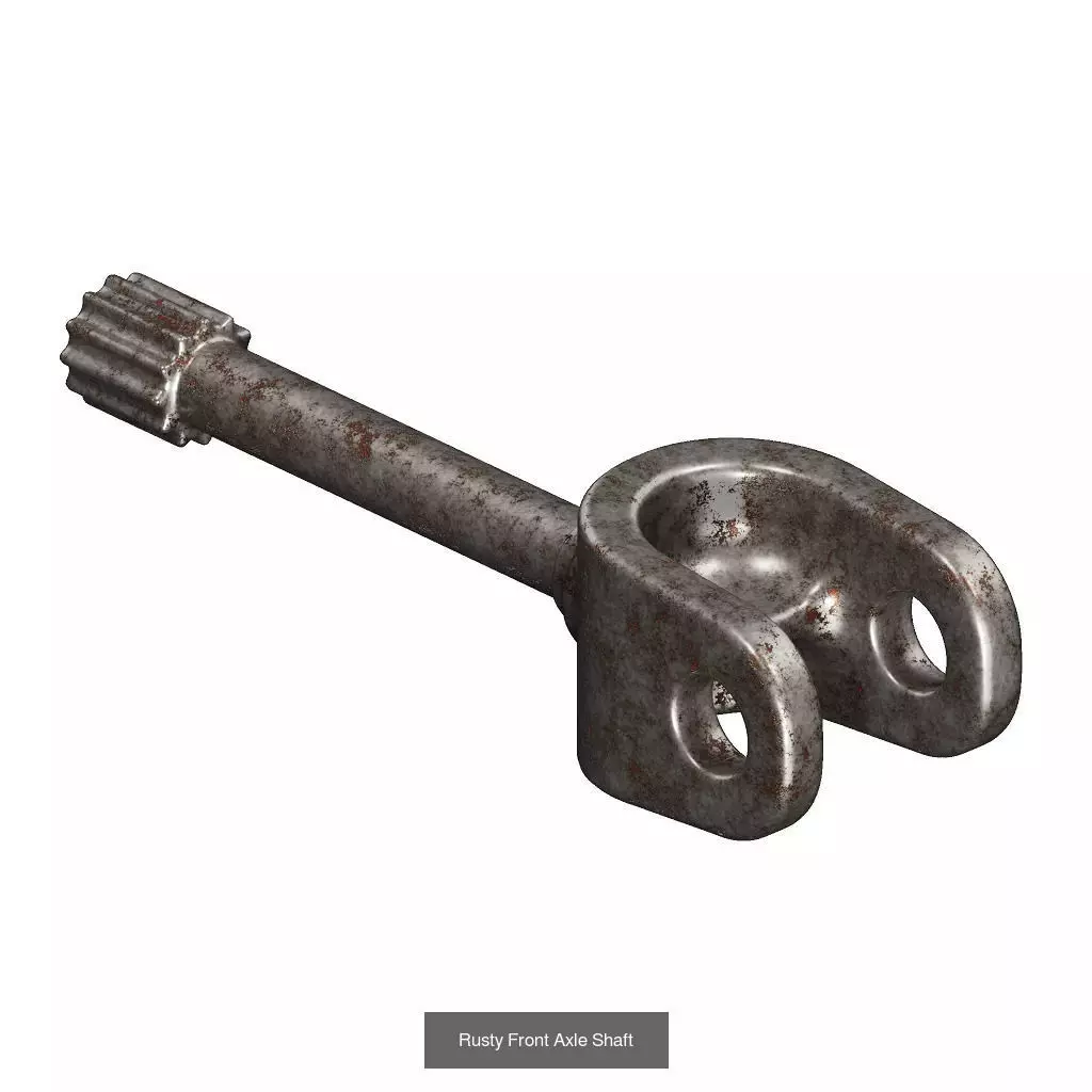 PREMIUM RUSTY VEHICLE COMPONENTS PACK 3D Model Collection_14