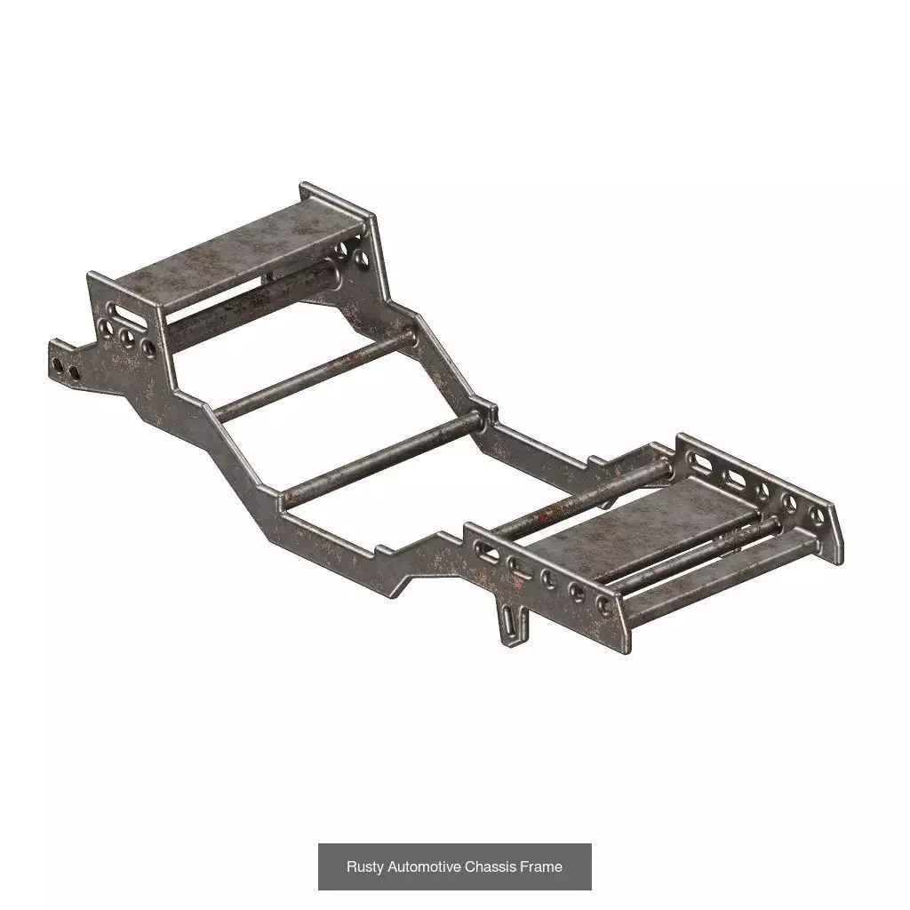 PREMIUM RUSTY VEHICLE COMPONENTS PACK 3D Model Collection_17