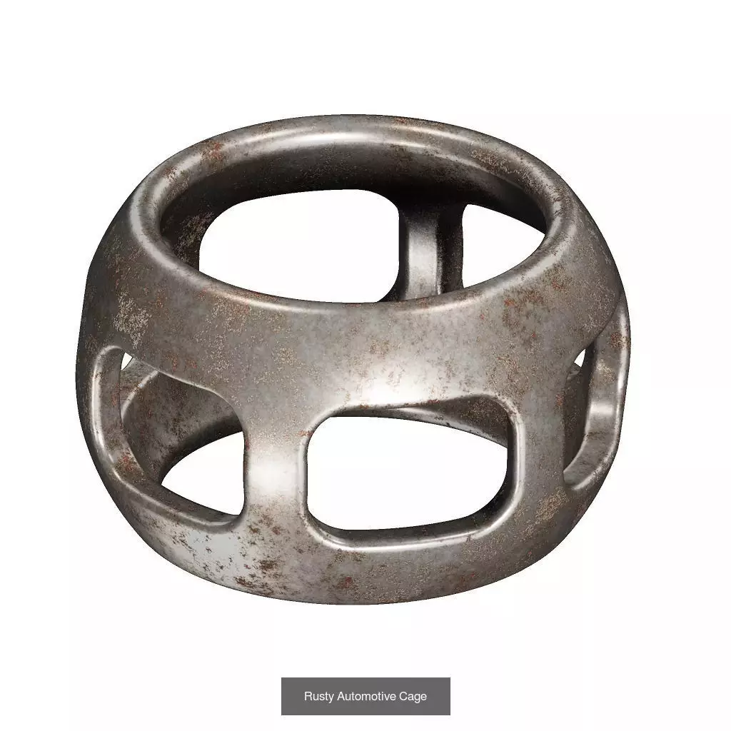 PREMIUM RUSTY VEHICLE COMPONENTS PACK 3D Model Collection_18