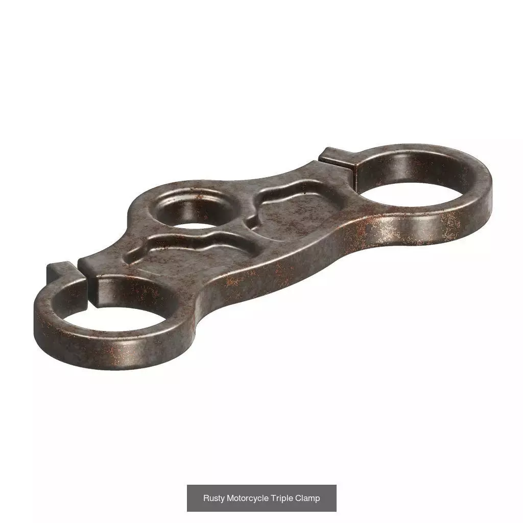 PREMIUM RUSTY VEHICLE COMPONENTS PACK 3D Model Collection_8