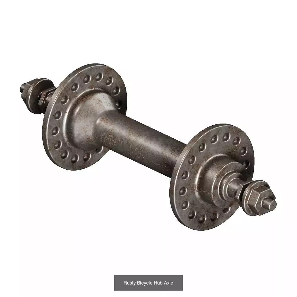 PREMIUM RUSTY VEHICLE COMPONENTS PACK 3D Model Collection_4